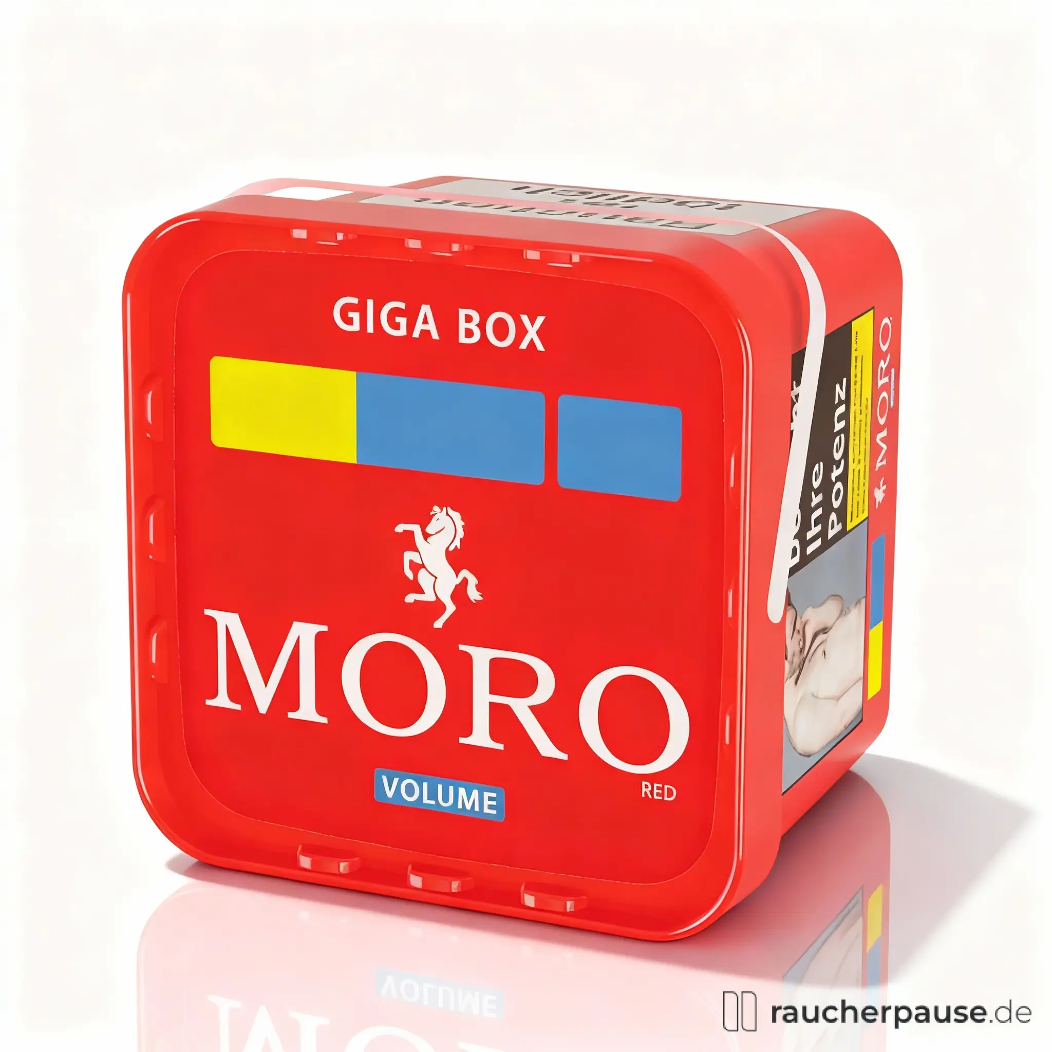 Moro Volume Red Volumentabak Eimer | 245g | Virginia- und Burley-Mischung | Ideal für Zigarettenstopfmaschinen | Hochwertiger Tabakgenuss