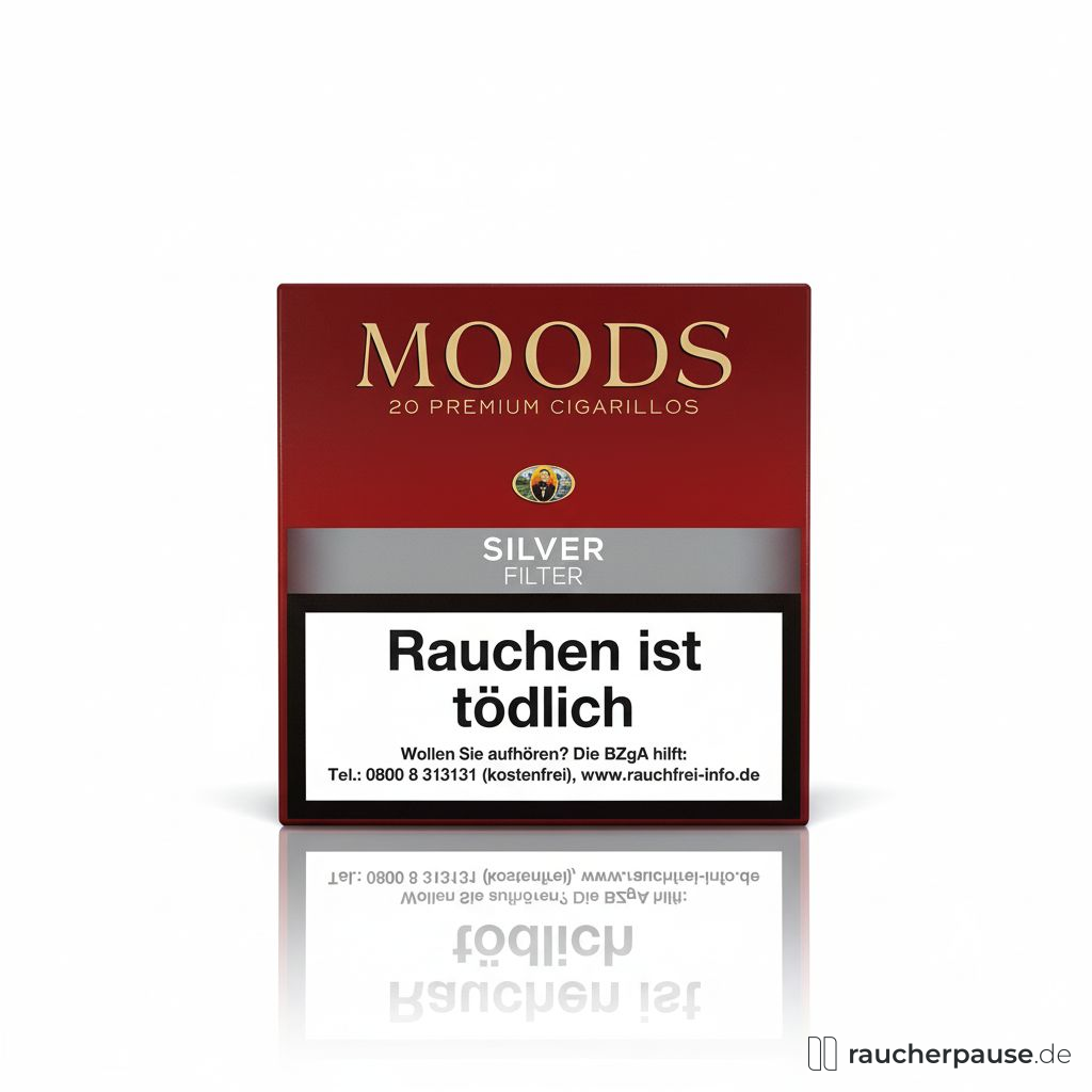 Dannemann Moods Silver Zigarillos | 10er Pack | Aromatisch, Mild, Filterzigarillos Dannemann Moods Silver Zigarillos | 10er Pack | Aromatisch, Mild, Filterzigarillos