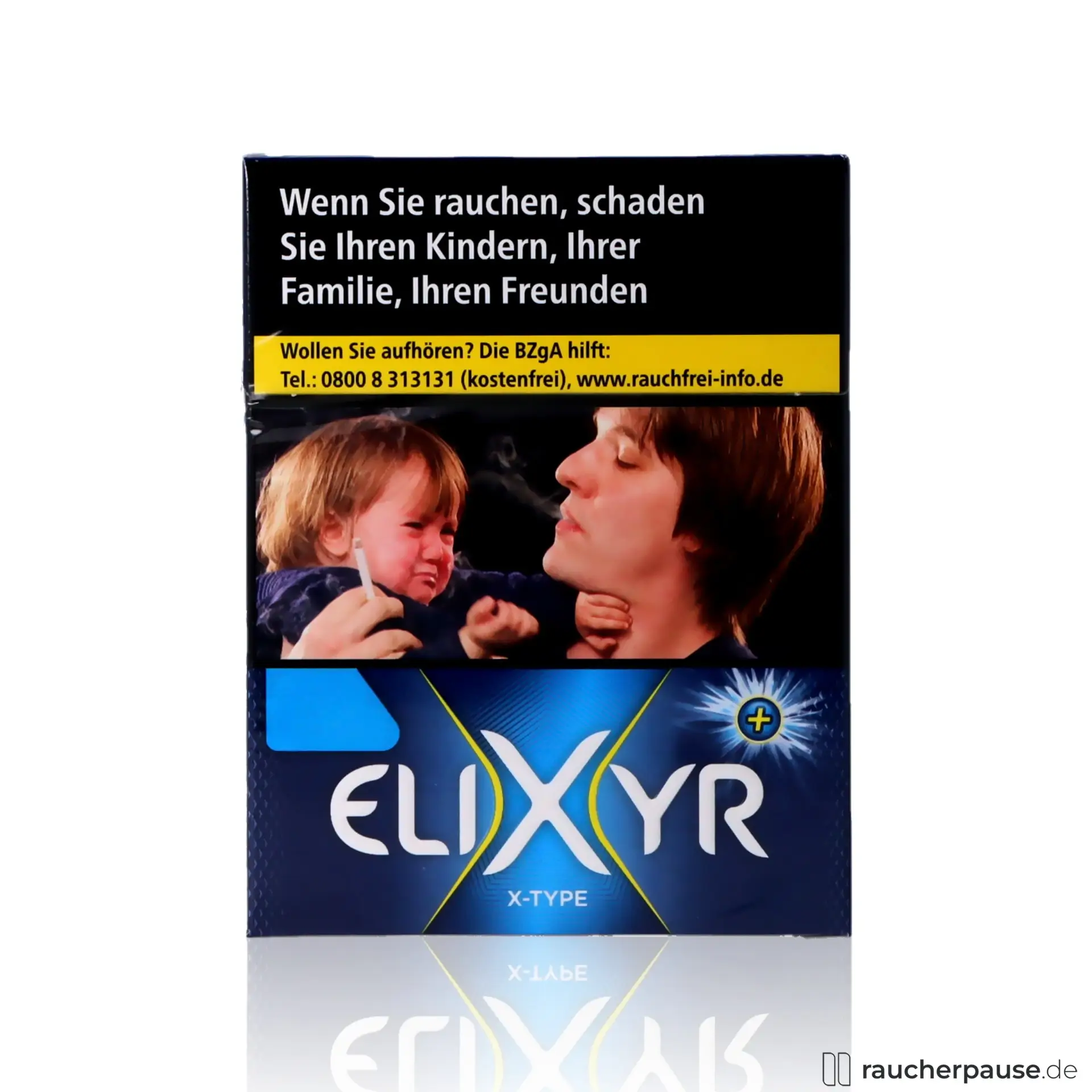 Elixyr+ X-Type Zigaretten | 24 Stk. pro Packung | King-Size mit Flow-Filter