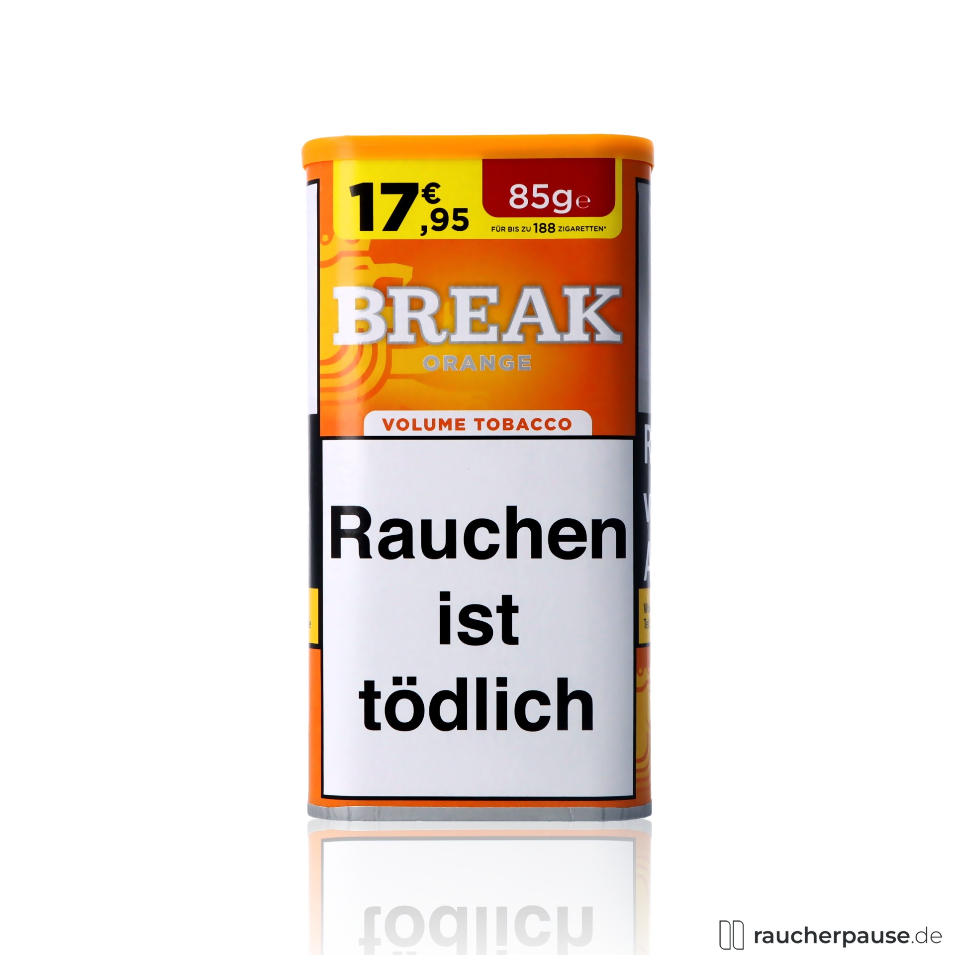 Break Orange Volumentabak | 85g Dose | American Blend | Kräftiges Aroma