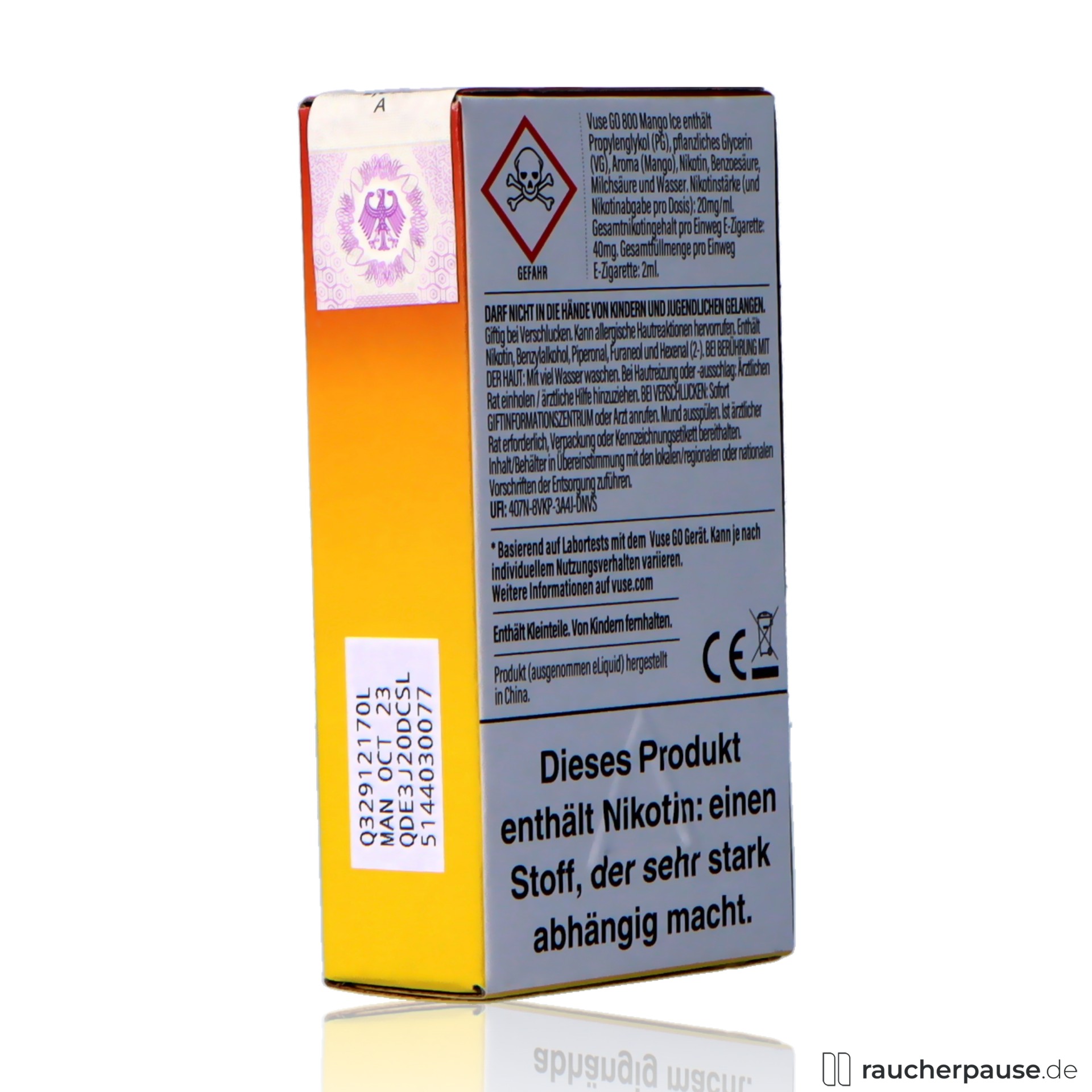 Mango Ice Vuse Go VUSE GO Disposable Kit Vuse Go Box Mango Ice kaufen tropischer Dampfgenuss Mango Ice Vuse Go VUSE GO Disposable Kit Vuse Go Box Mango Ice kaufen tropischer Dampfgenuss