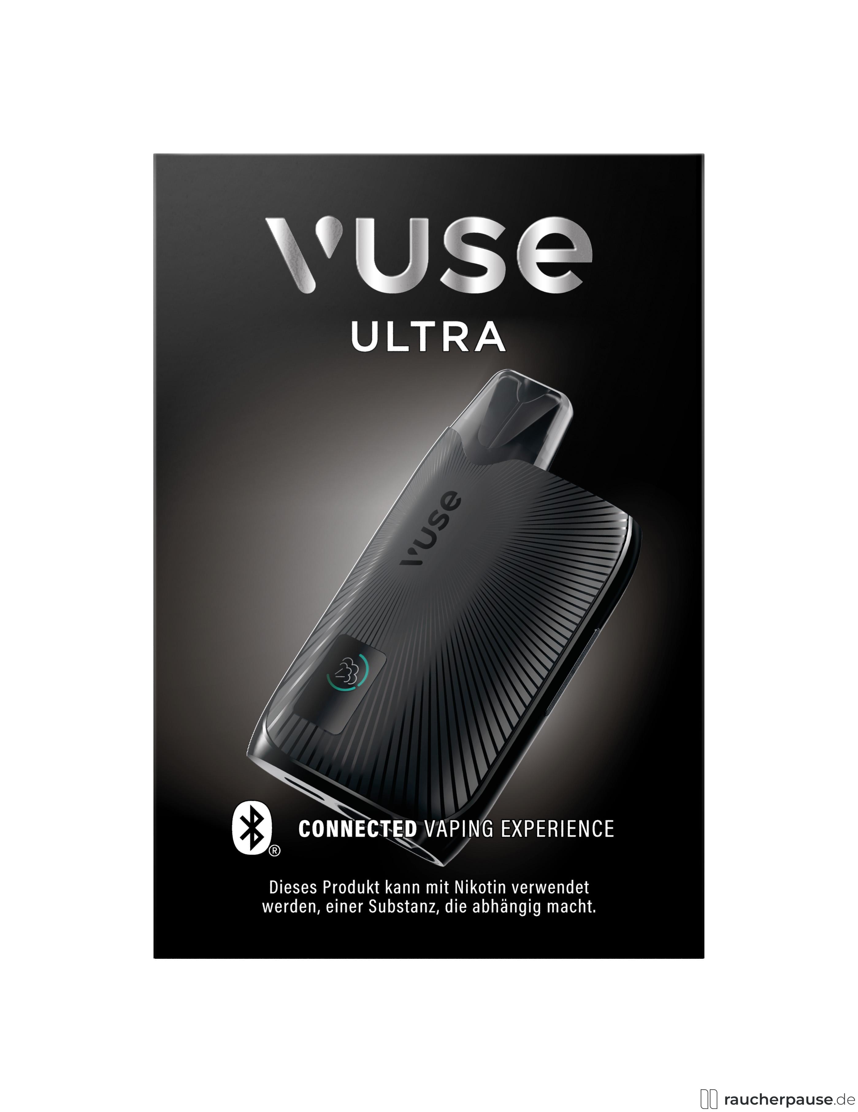 Vuse ULTRA E-Zigarette | Charcoal Black | AMOLED-Display & USB-C-Schnellladung Vuse ULTRA E-Zigarette | Charcoal Black | AMOLED-Display & USB-C-Schnellladung