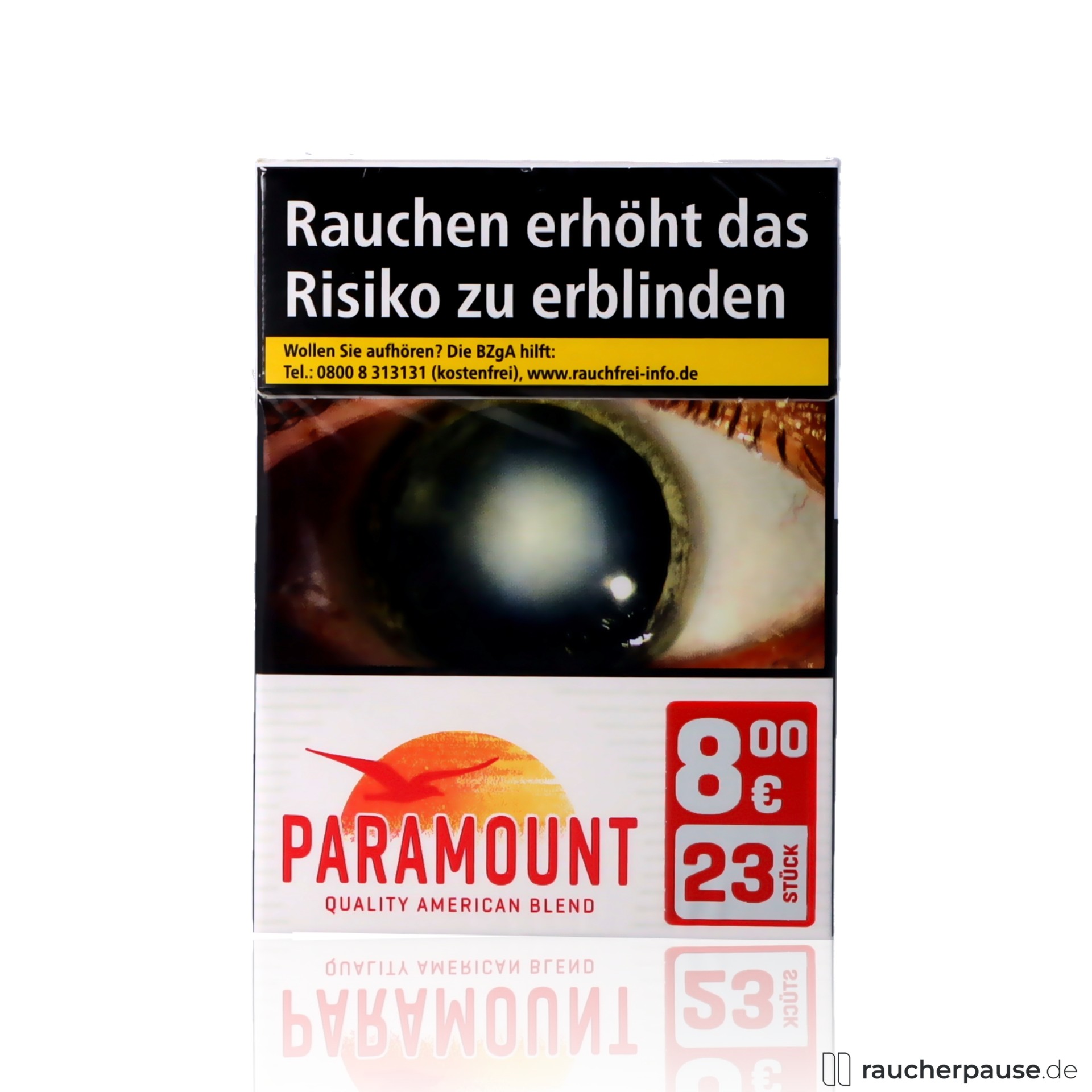 Paramount Red Zigaretten | 23 Stk. pro Packung | American Blend, kräftig-würzig Paramount Red Zigaretten | 23 Stk. pro Packung | American Blend, kräftig-würzig