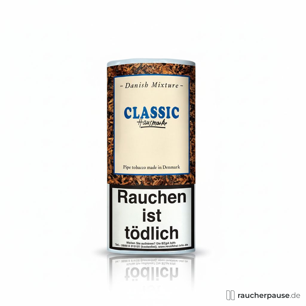 Danish Mixture Classic Pfeifentabak | 50g Pouch | Vanille Aroma | Virginia, Burley, Cavendish