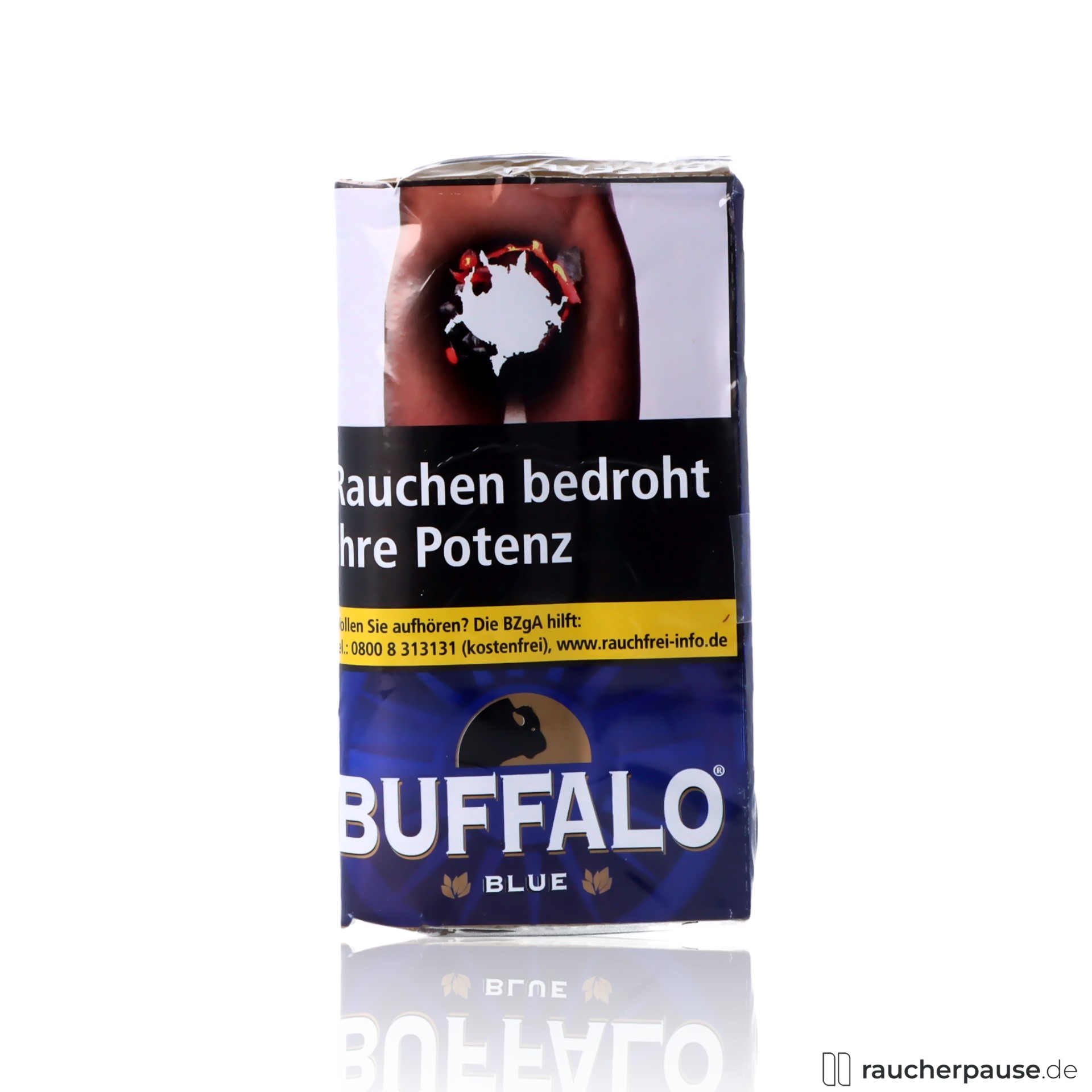 Buffalo Blue Feinschnitt | Drehtabak 40g Pouch | Aromatisch & Fein