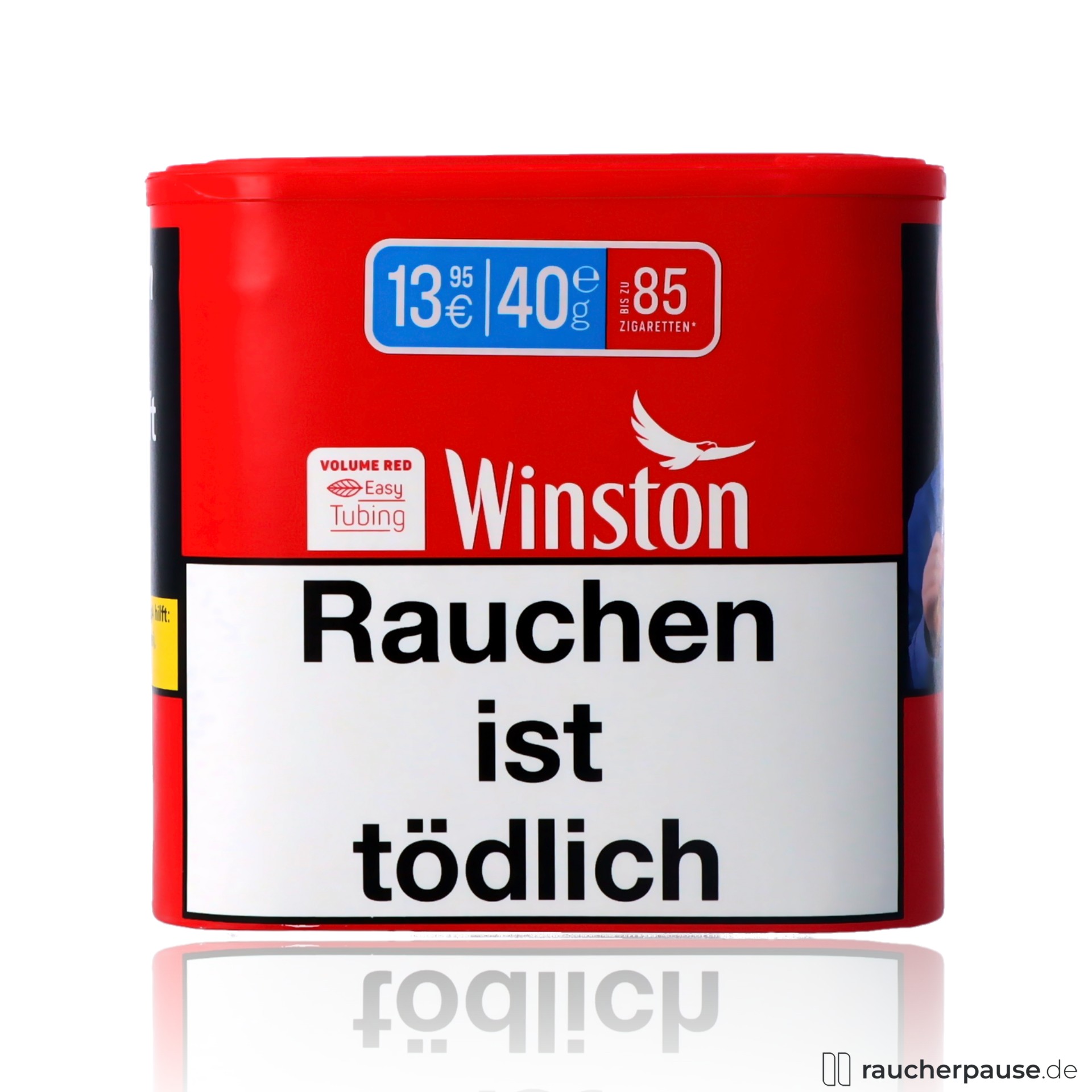 Winston Red Volumentabak | 40g Dose | American Blend | Mittelstark