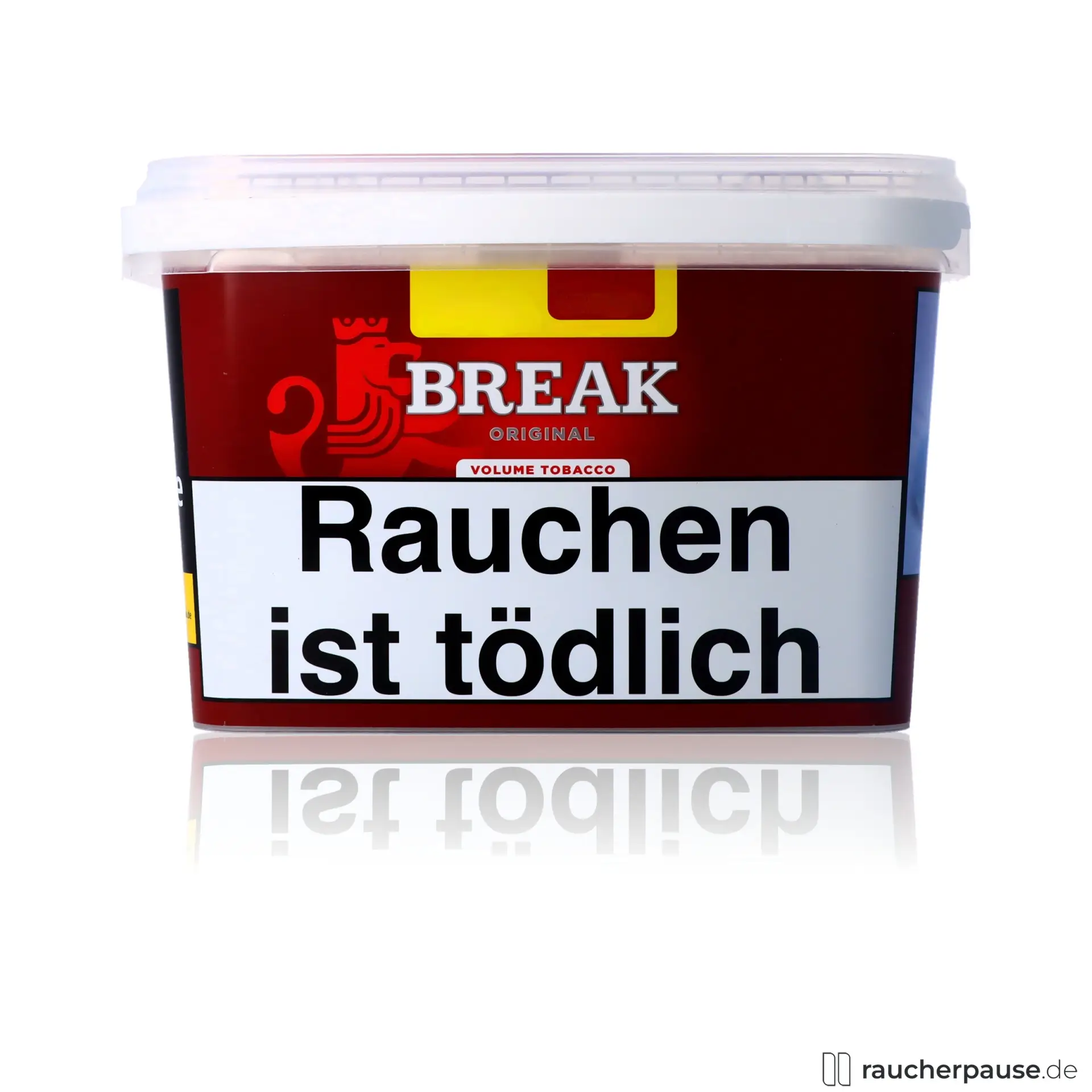 Break Original Rot Volumentabak | 125g Eimer