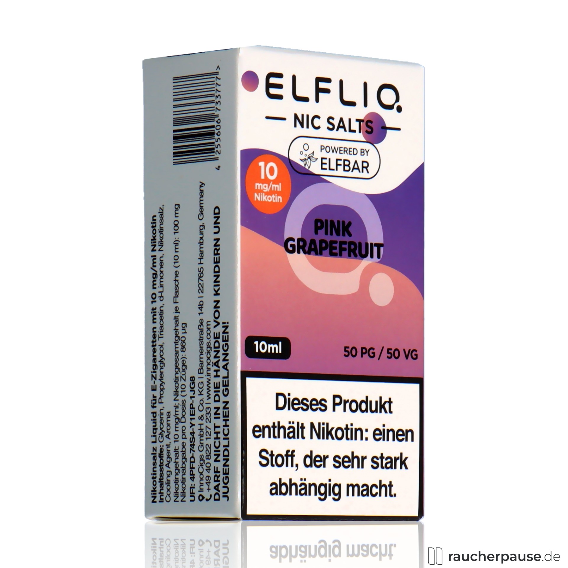 Elfliq by Elf Bar Nikotinsalz Liquid Pink Grapefruit | 10mg/ml Nikotin | 10ml