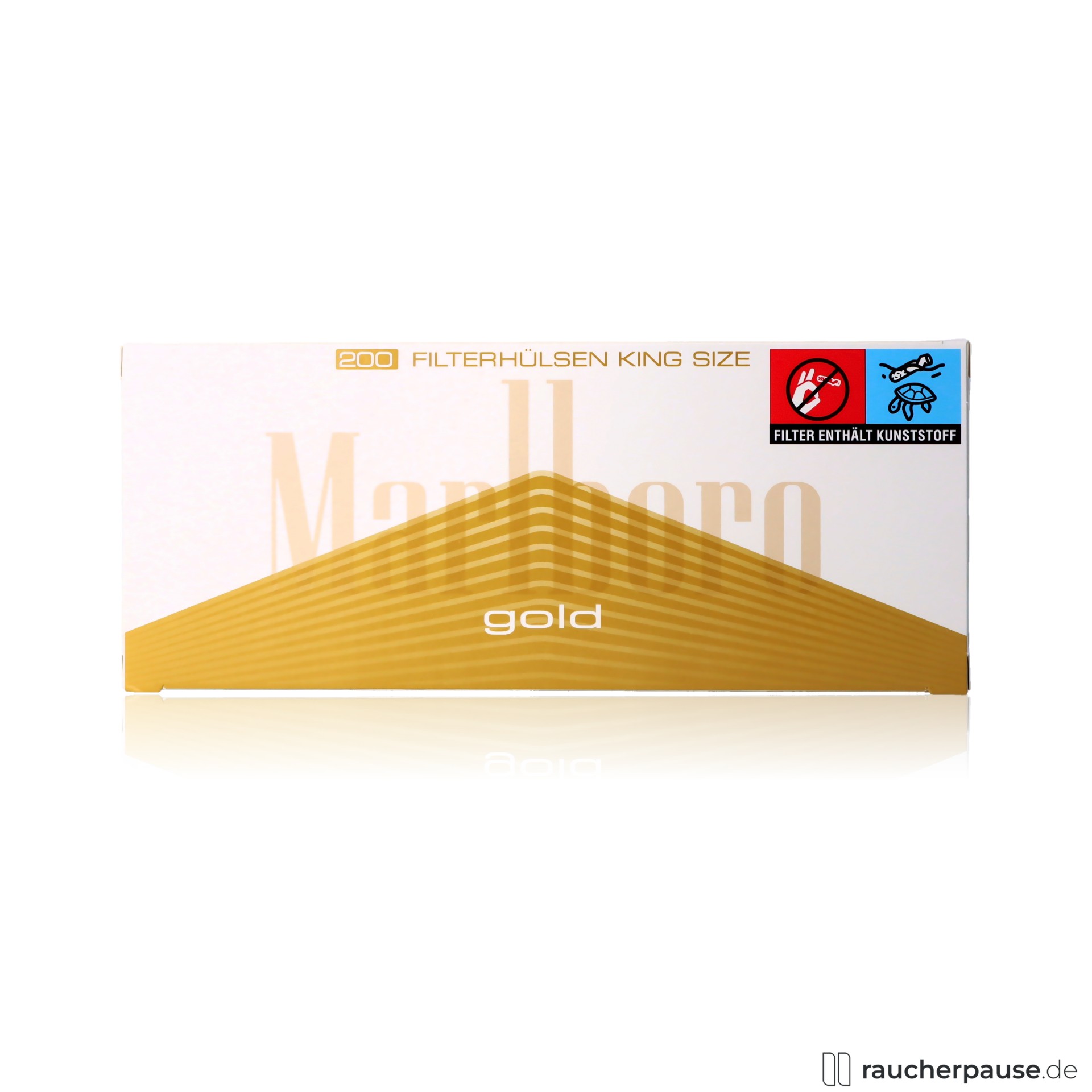 Marlboro Gold King Size Filterhülsen | 200 Stück