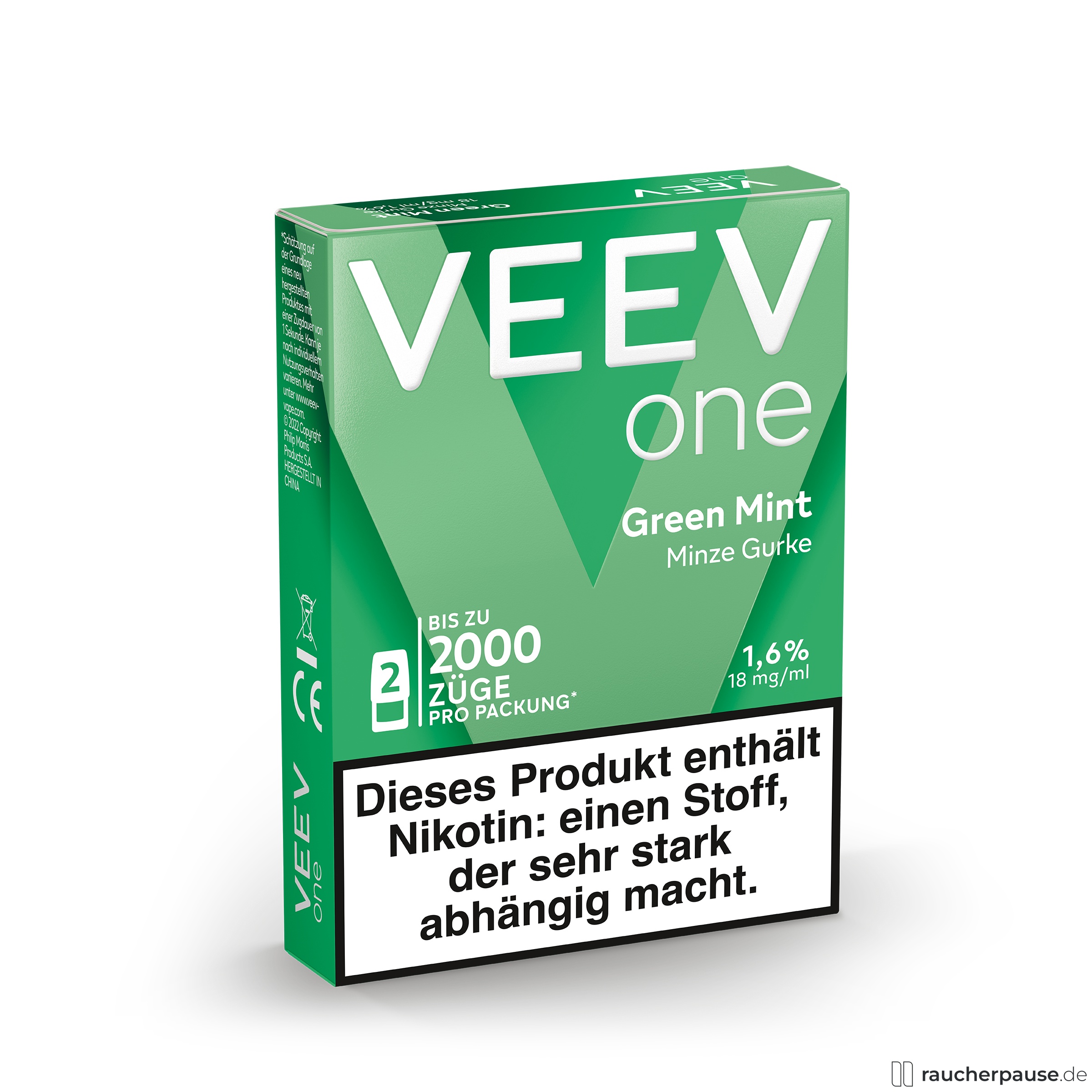 VEEV One Green Mint Pods online kaufen | 18mg Nikotin VEEV One Green Mint Pods online kaufen | 18mg Nikotin