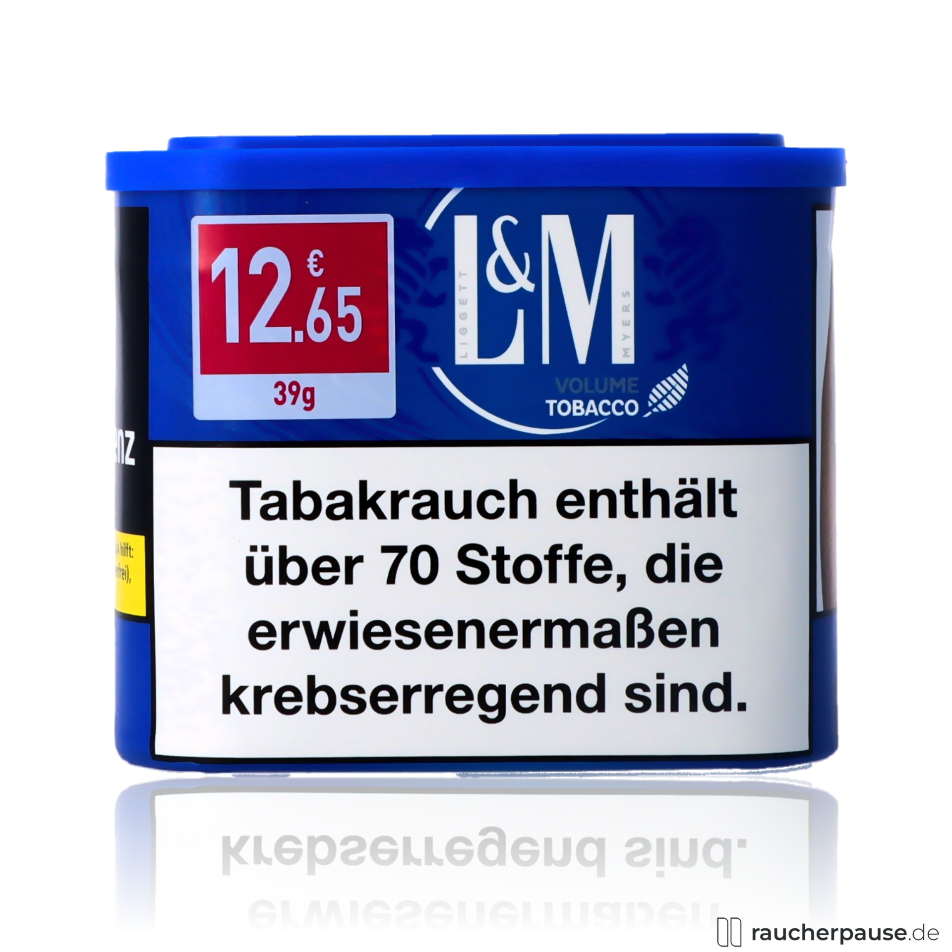L&M Blue Volumentabak | 39g Dose | Mild-würzig | Virginia, Orient, Burley