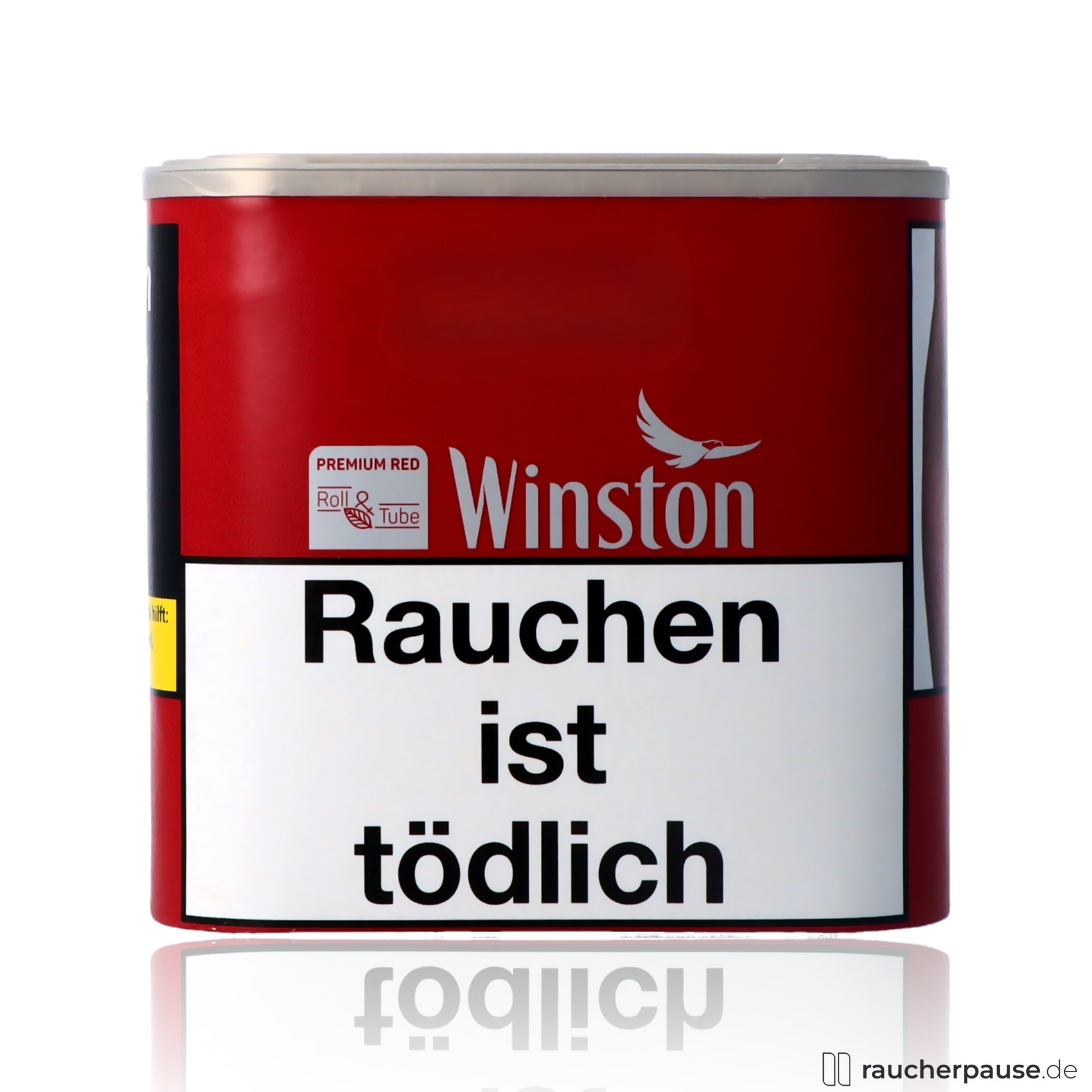 Winston Premium Red Tabak | 56g Dose | American Blend | Mittelstark