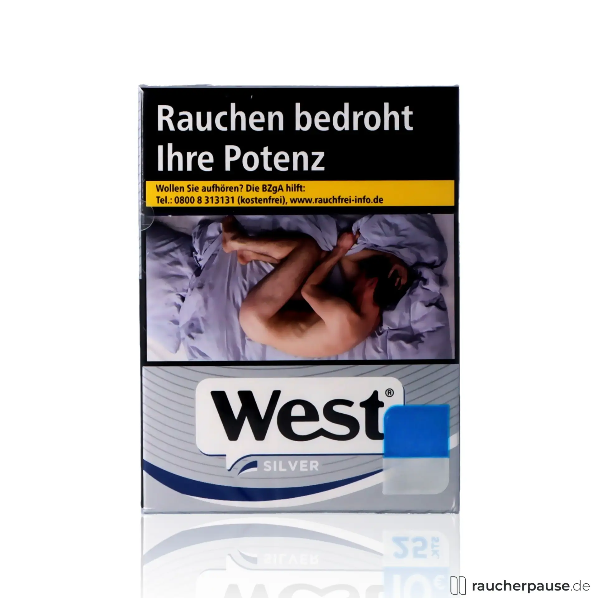 West Silver Zigaretten | 24 Stk. pro Packung | Intensiver Geschmack mit Filter