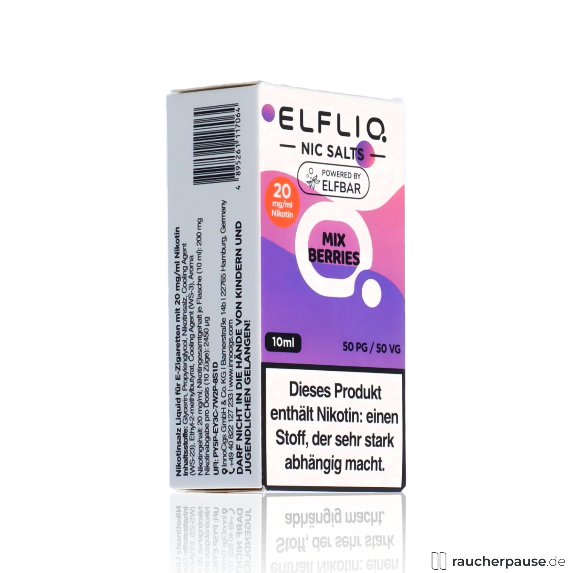 ELFLIQ by ELFBAR Mix Berries | 20mg/ml Nikotinsalz | 10ml Liquid für MTL E-Zigaretten