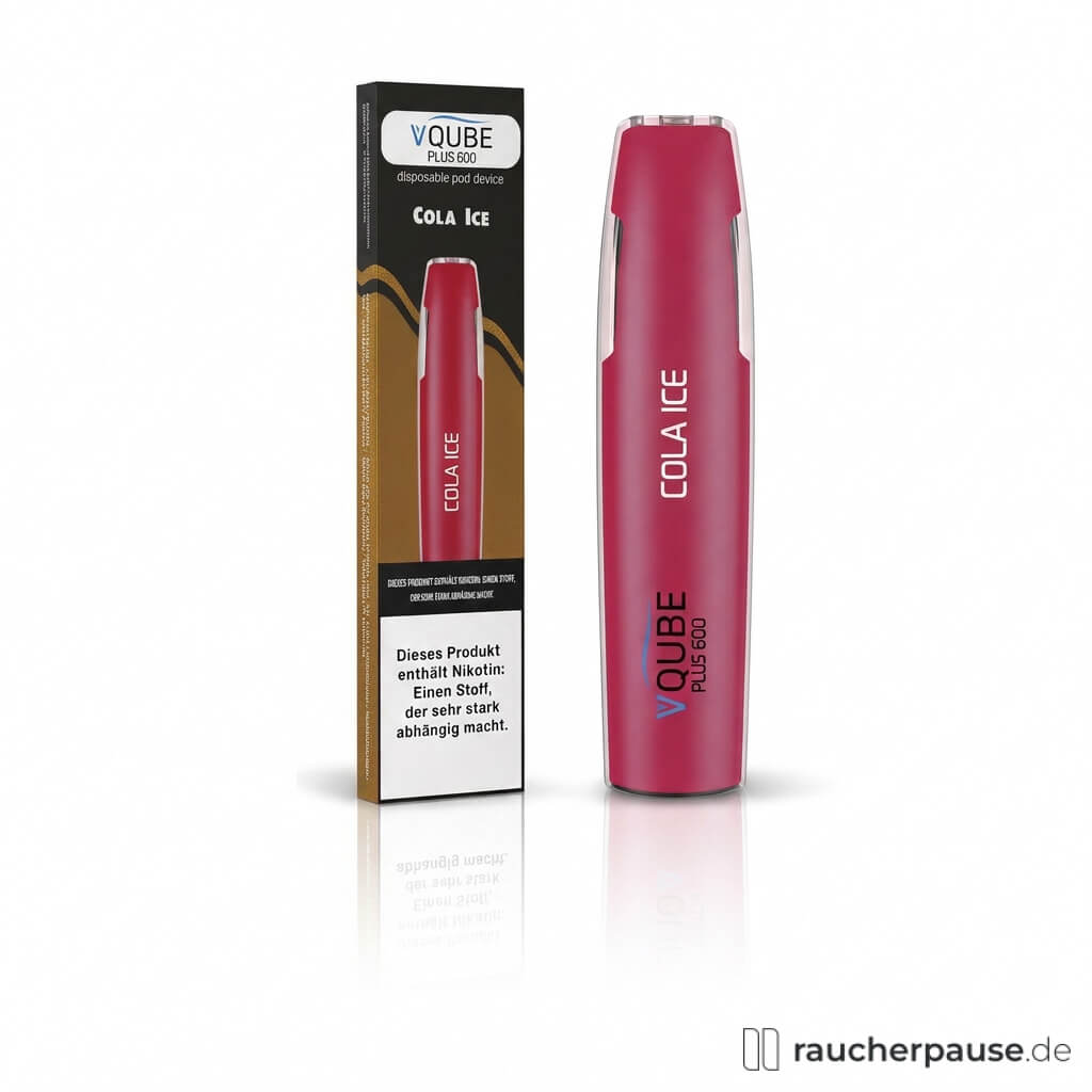 VQube plus600 Cola Ice | 16 mg/ml Nikotin | bis zu 600 Züge
