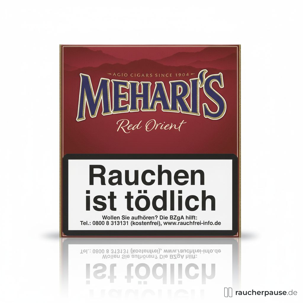 Agio Mehari's Red Orient Cigarillos | 20er Pack | Java Deckblatt, Vanillearoma Agio Mehari's Red Orient Cigarillos | 20er Pack | Java Deckblatt, Vanillearoma