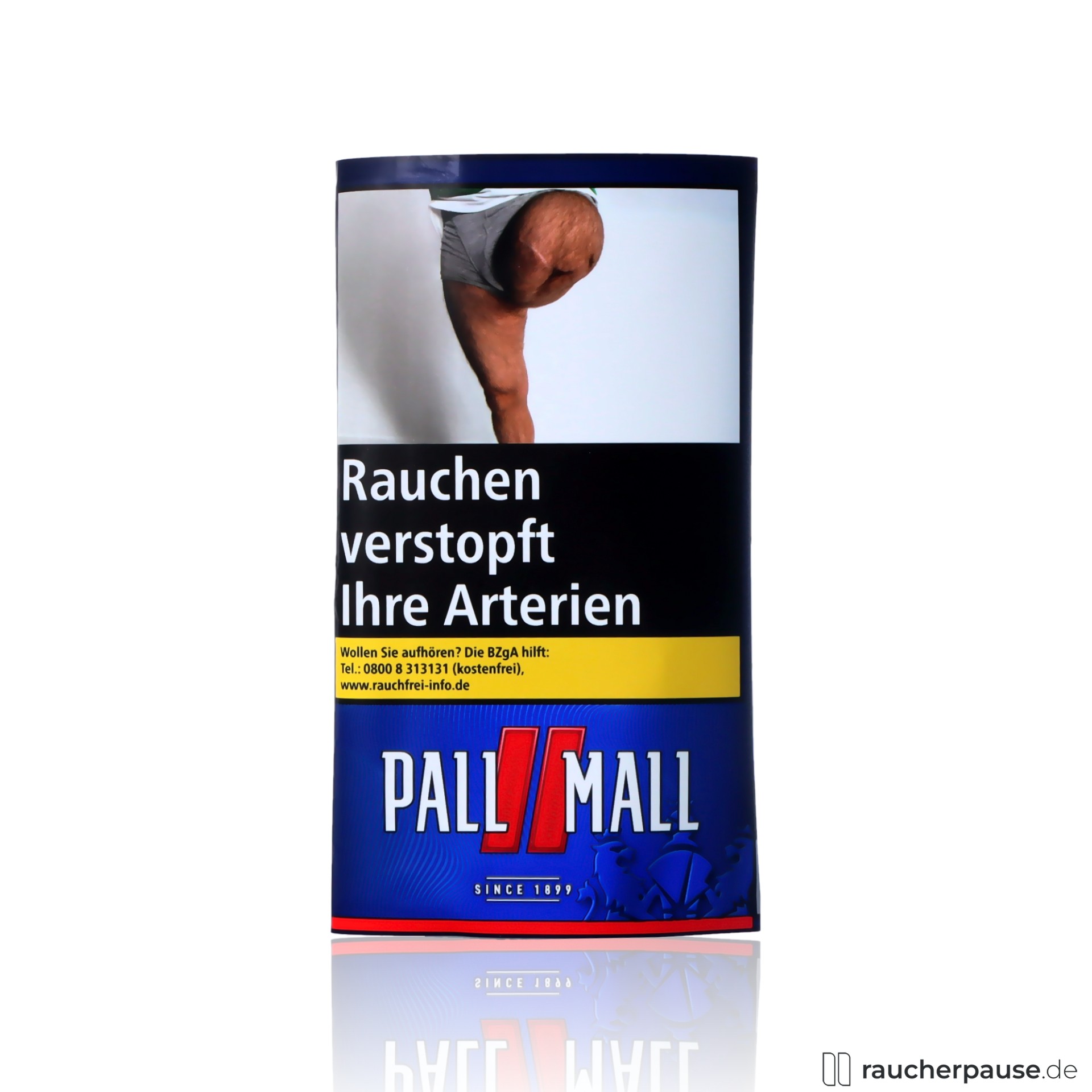 Pall Mall Roll Red | American Blend Drehtabak 30g | Klassisch-würzig, hohe Feuchtigkeit