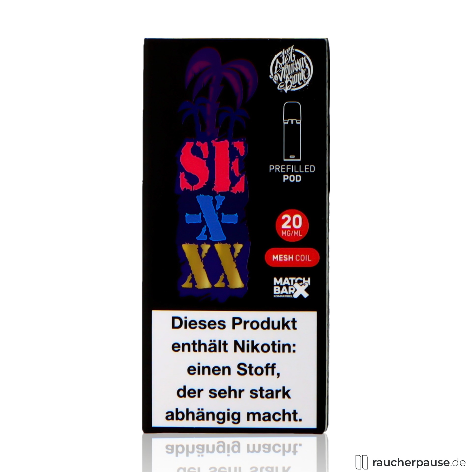 strassenbande pod se x xx ml nikotin honigmelone maracuja , packshot vorderseite