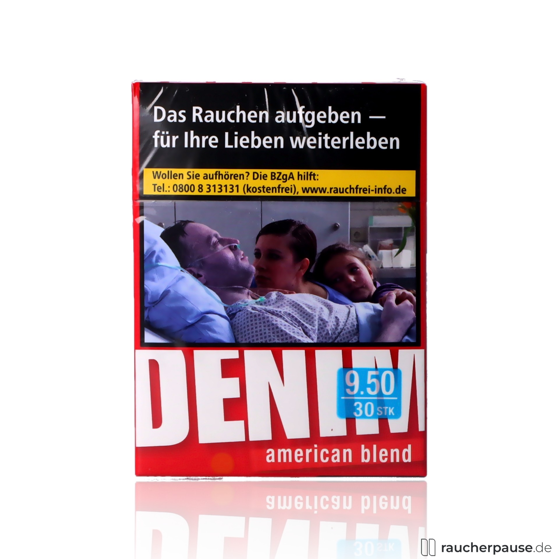 Denim Red XXL Zigaretten | 30 Stk. pro Packung | Vollmundiger American Blend Geschmack