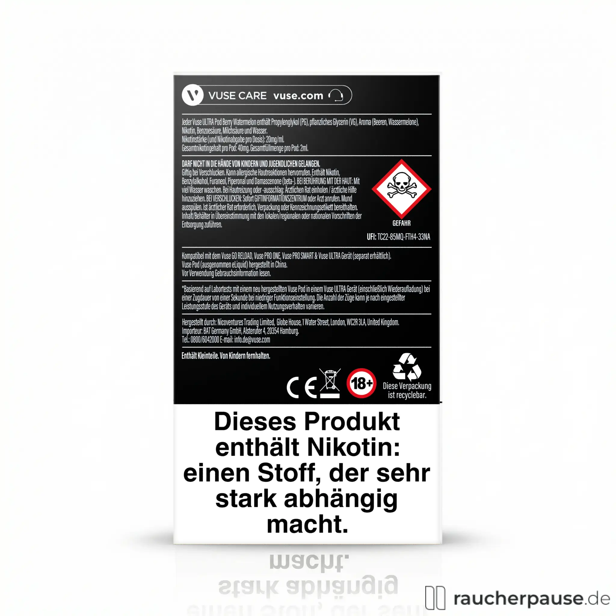 Vuse ULTRA Pods Berry Watermelon online kaufen Vuse ULTRA Pods Berry Watermelon online kaufen
