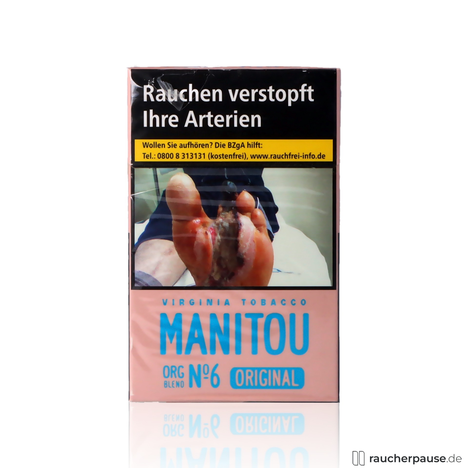 Manitou Organic Blend No. 6 Pink Zigaretten | 20 Stk. pro Packung | Ohne Zusatzstoffe