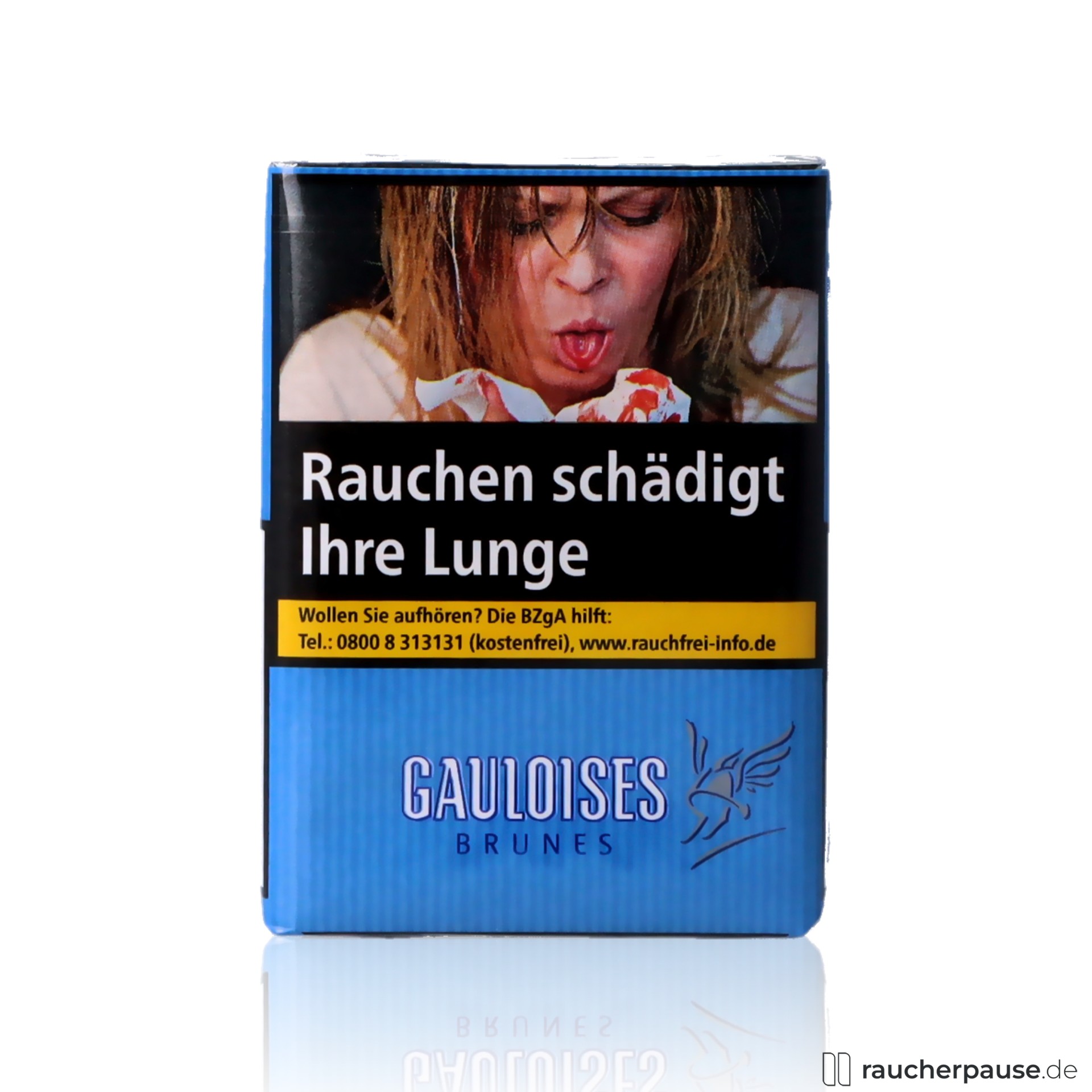 Gauloises Brunes Zigaretten | 20 Stk. pro Packung ohne Filter | Intensiver Tabakgeschmack