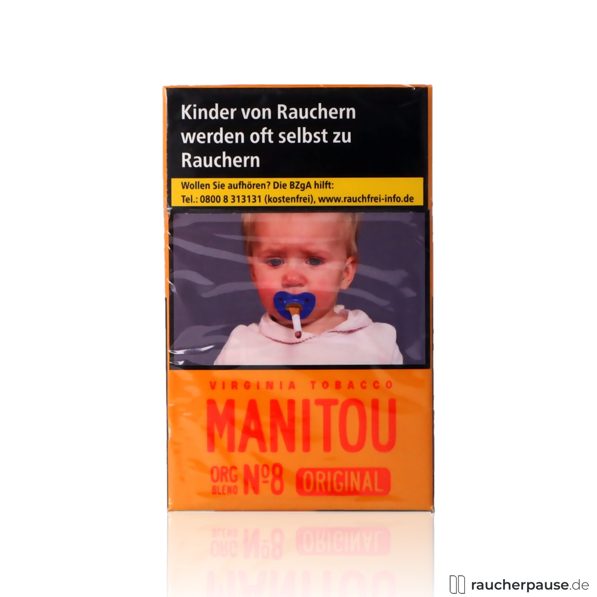 Manitou Gold No.8 Zigaretten | 20 Stk. pro Packung | Ohne Zusatzstoffe