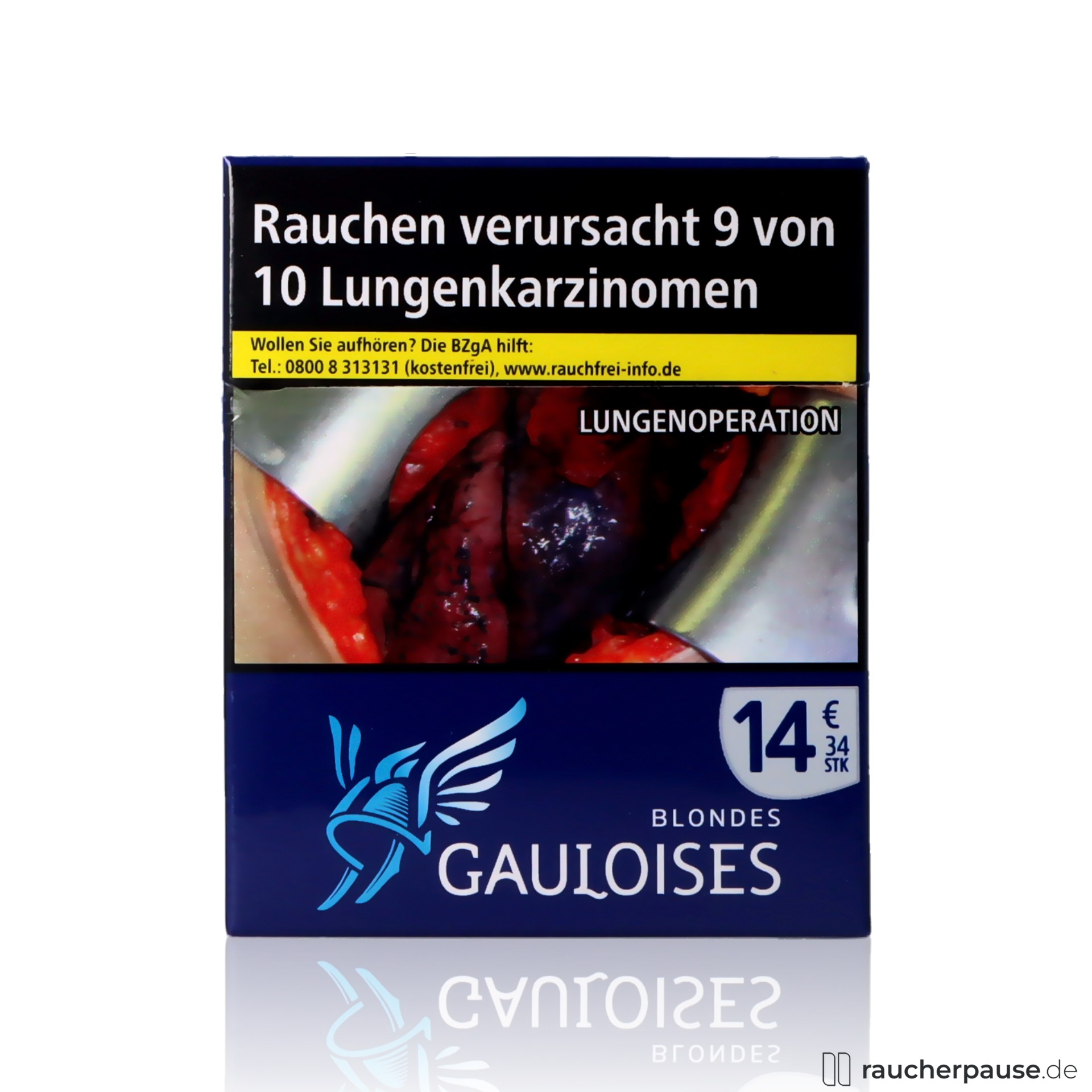 Gauloises Blau Mega Zigaretten | 34 Stk. pro Packung | Starker Geschmack