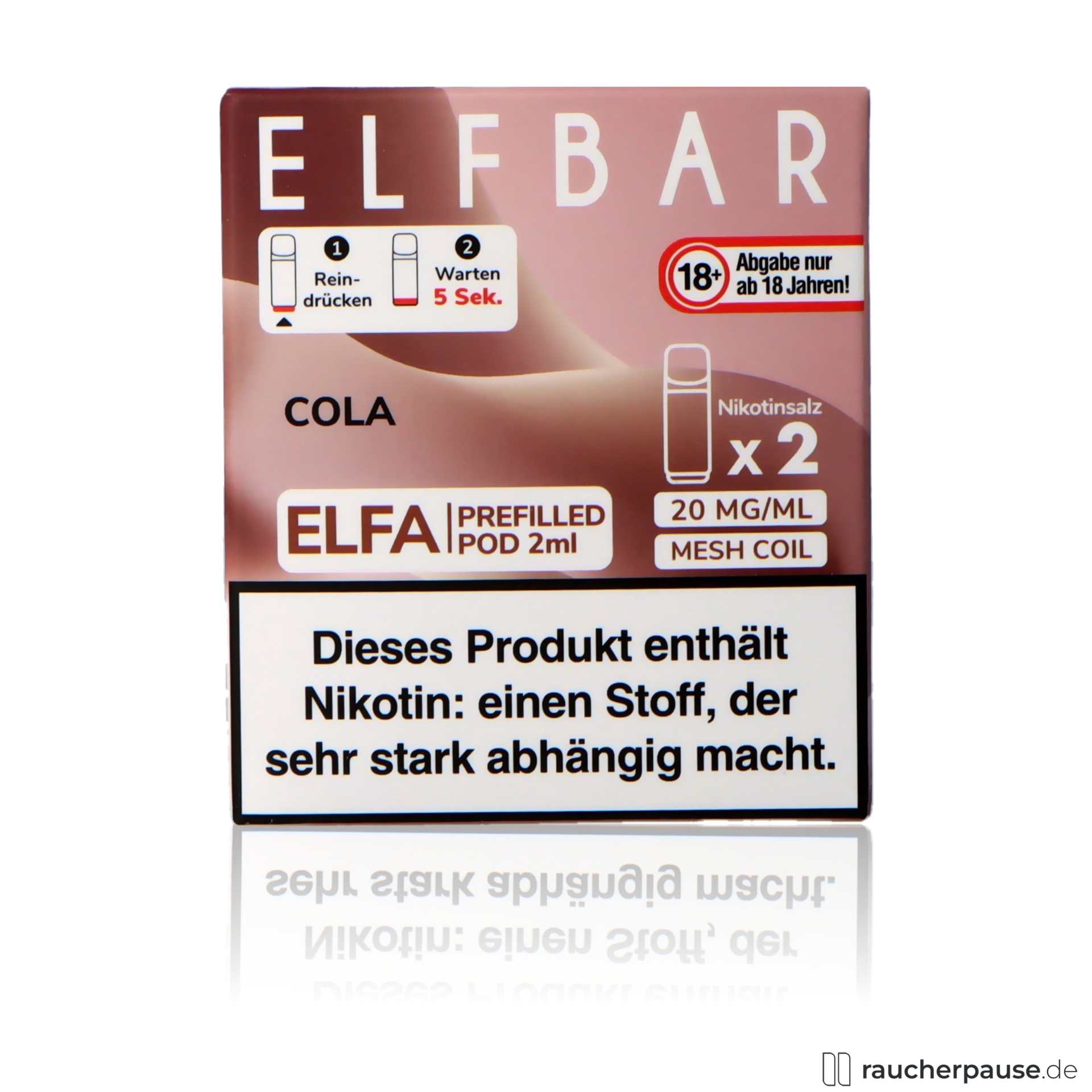 Elf Bar Elfa Cola Pods Prickelnder Geschmack ab 6,20 Elf Bar Elfa Cola Pods Prickelnder Geschmack ab 6,20