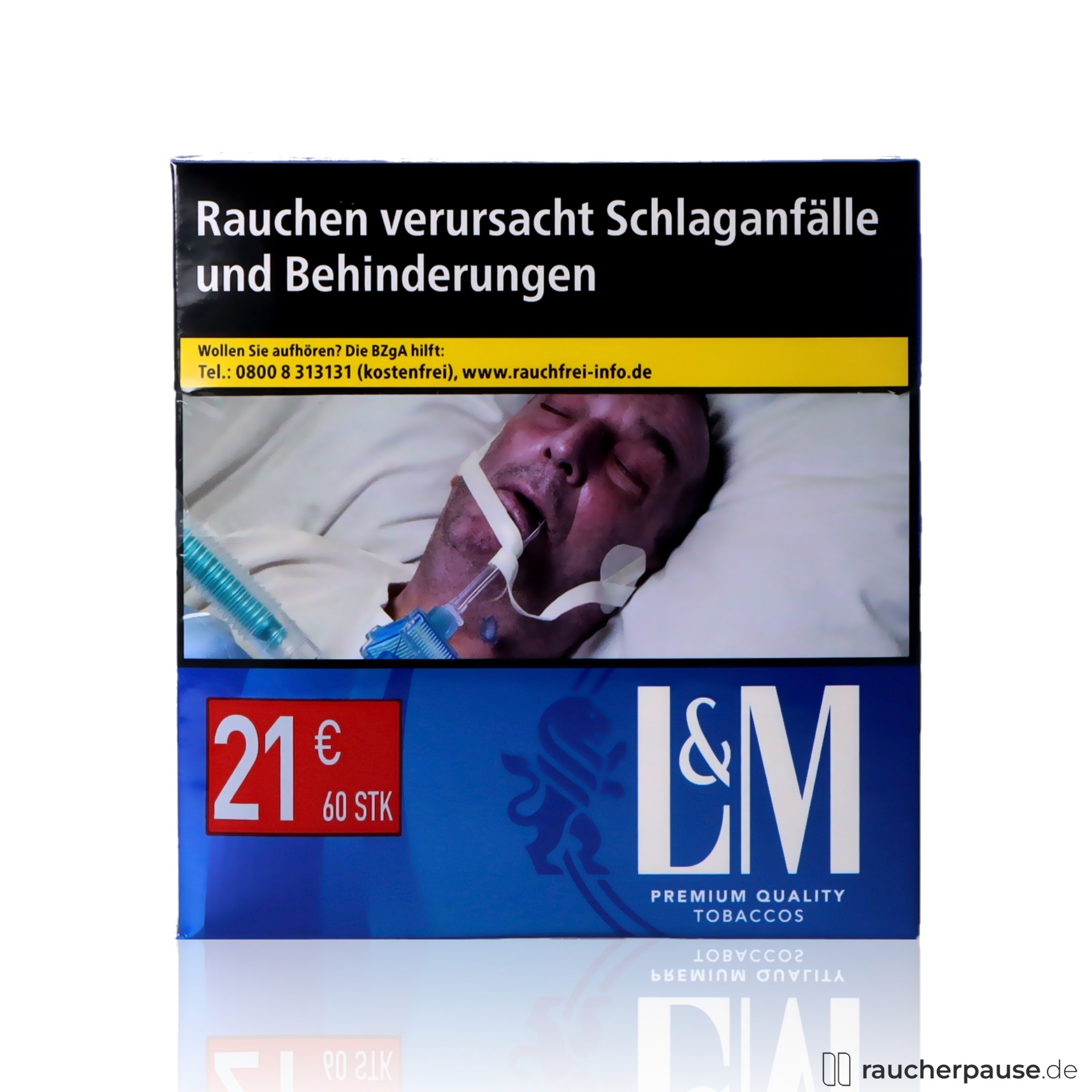 L&M Blue 7XL Zigaretten | 60 Stk. pro Packung | Fein-würziges Aroma L&M Blue 7XL Zigaretten | 60 Stk. pro Packung | Fein-würziges Aroma