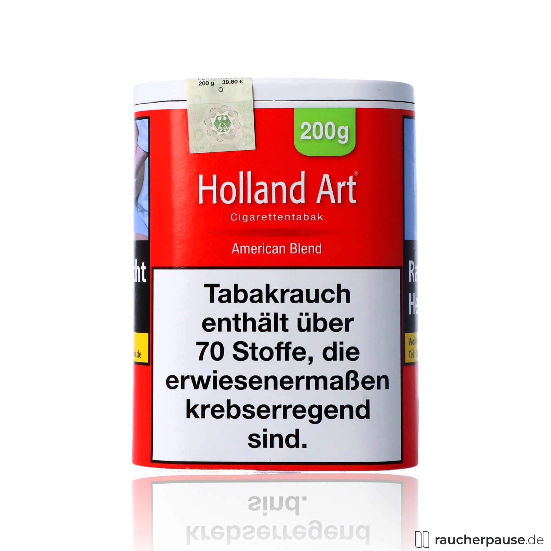 Holland Art American Blend Tabak | 200g Dose | Klassischer Feinschnitt