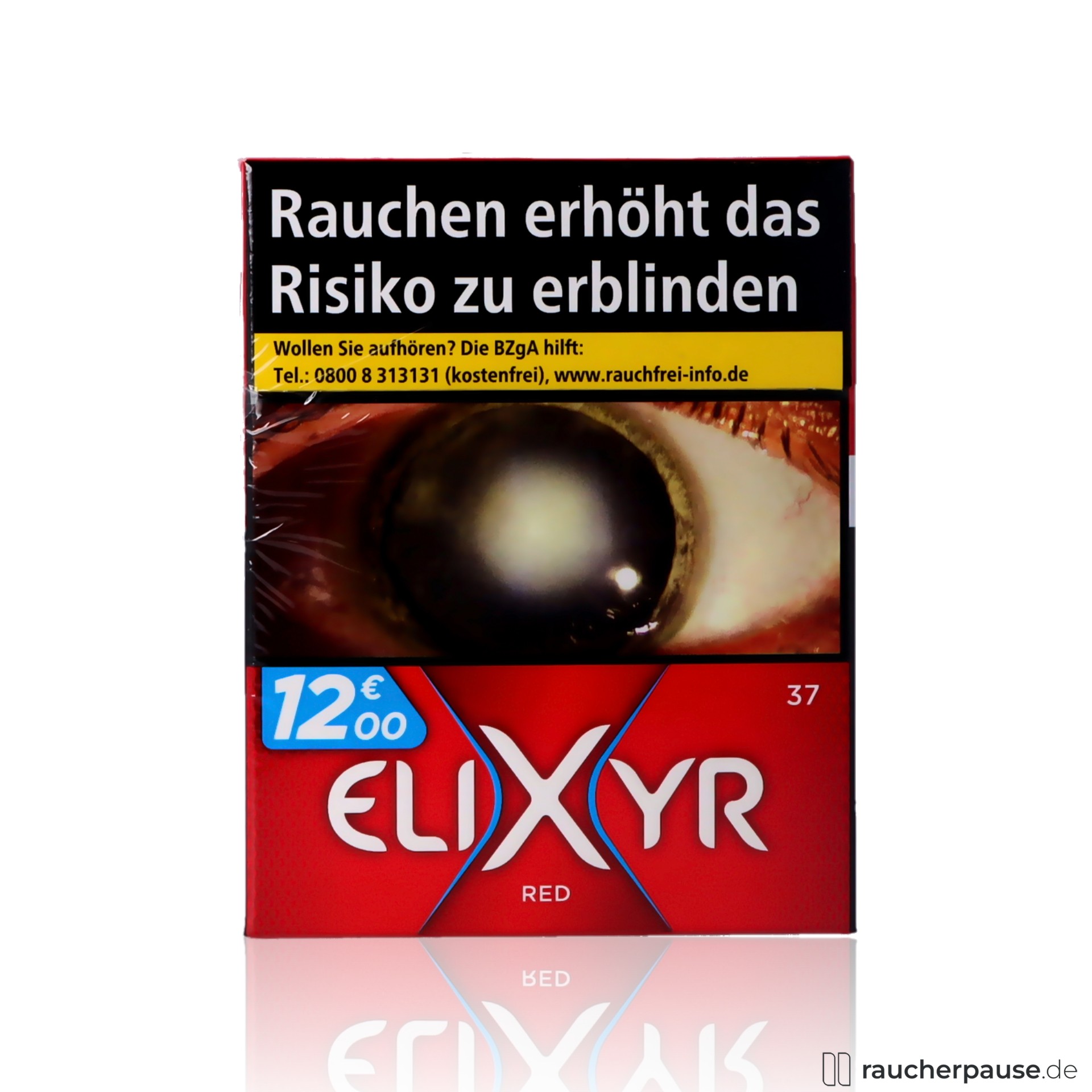 Elixyr Red Super Zigaretten | 37 Stk. pro Packung | Intensives American Blend Aroma