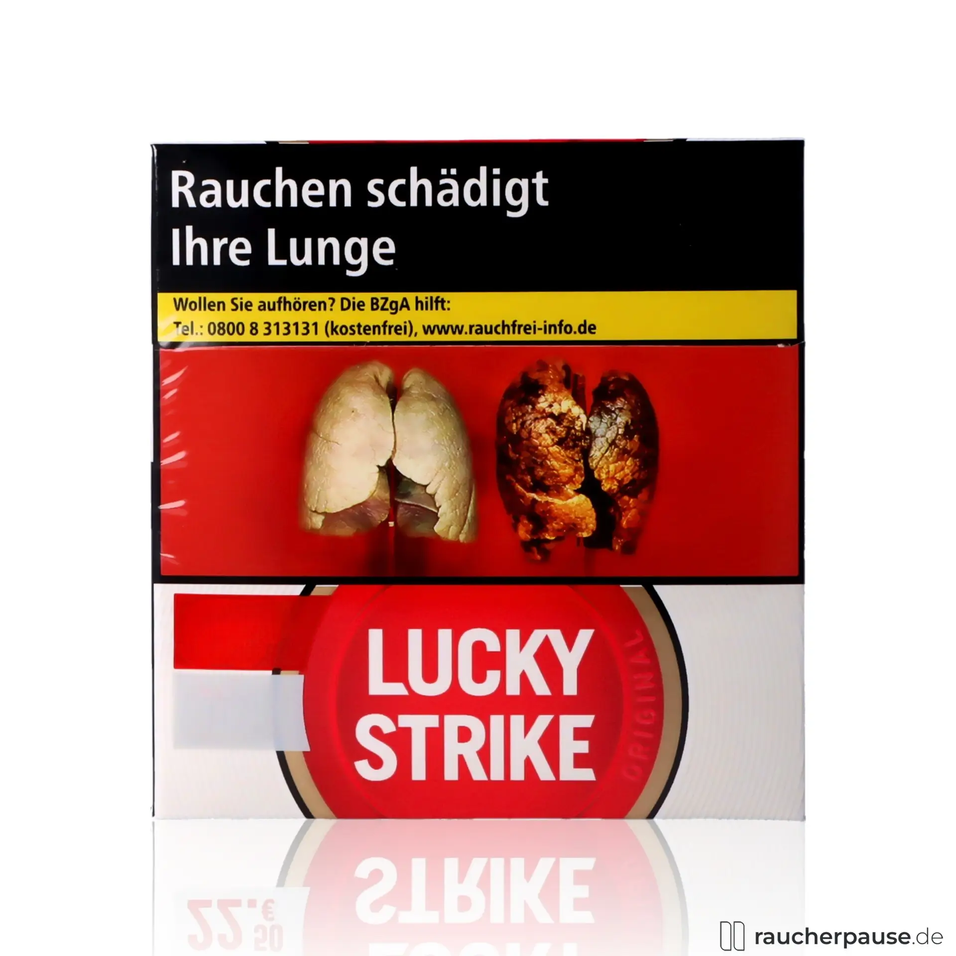 Lucky Strike Red Hercules Zigaretten | 60 Stk. pro Packung | King Size | American Blend