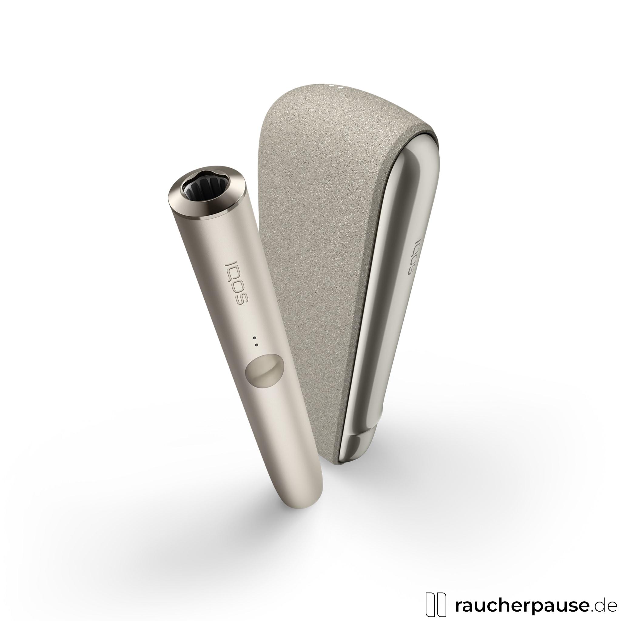 iqos, iqos iluma pebble beige , packshot seitlich