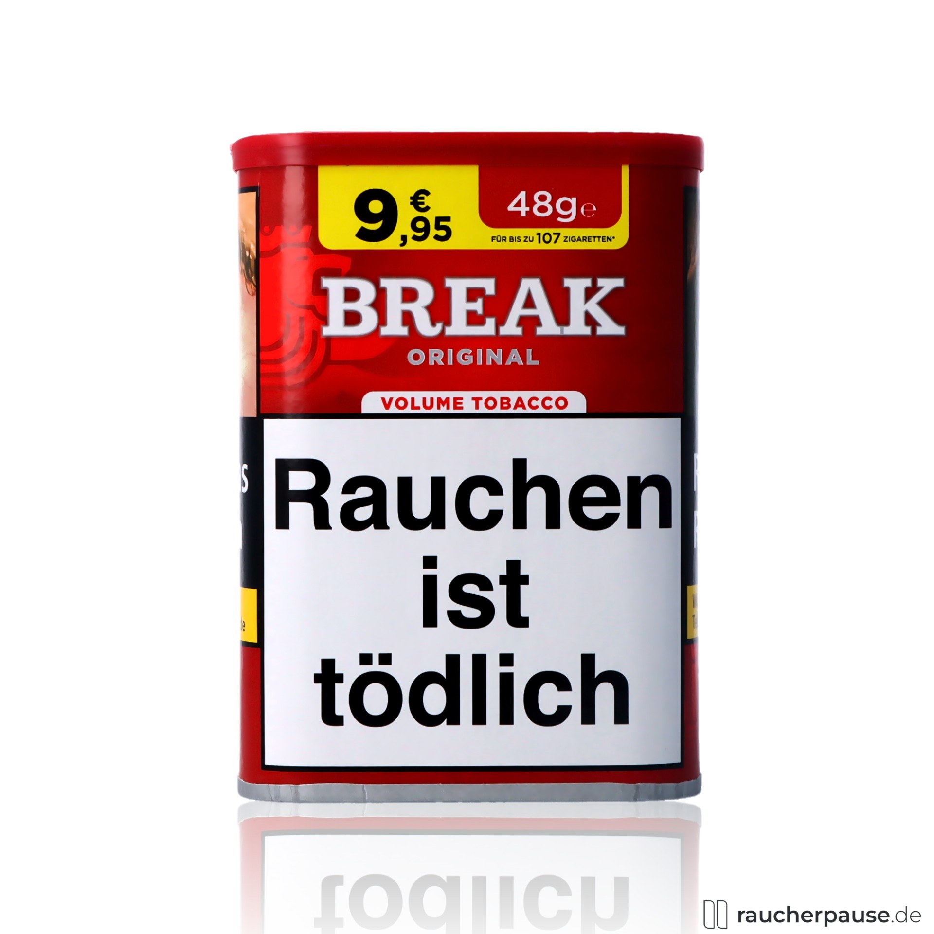 Break Original Volumentabak | 48g Dose | American Blend | Ohne Zusätze