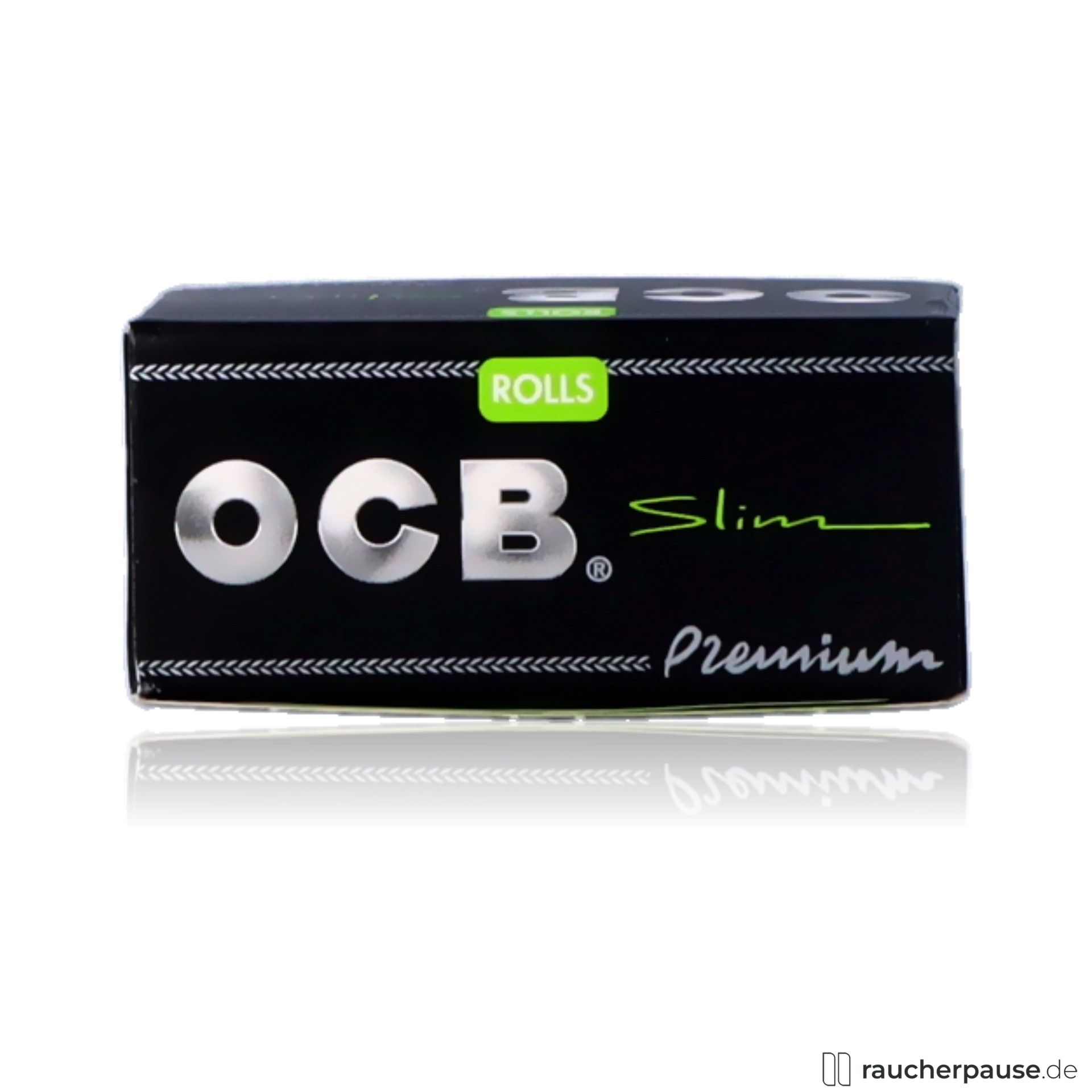 OCB Rolls Slim | Endlospapier 4,5 m | Extra Dünn & Geprägt | 45 mm | Gummi Arabicum | Drehpapier