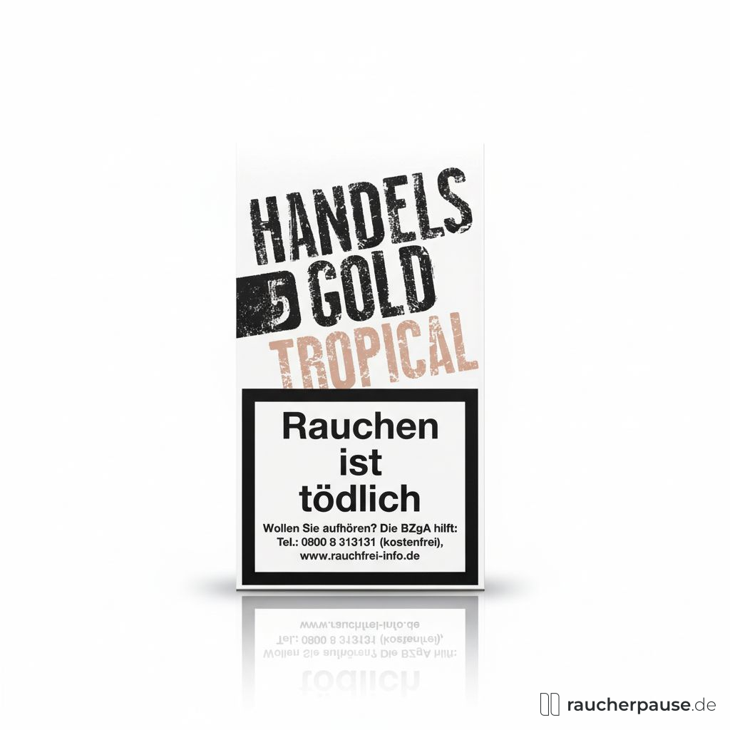 Handelsgold Tropical Cigarillos | 5er Pack | Kokos Aroma | 98mm | Kurze Rauchpause Handelsgold Tropical Cigarillos | 5er Pack | Kokos Aroma | 98mm | Kurze Rauchpause