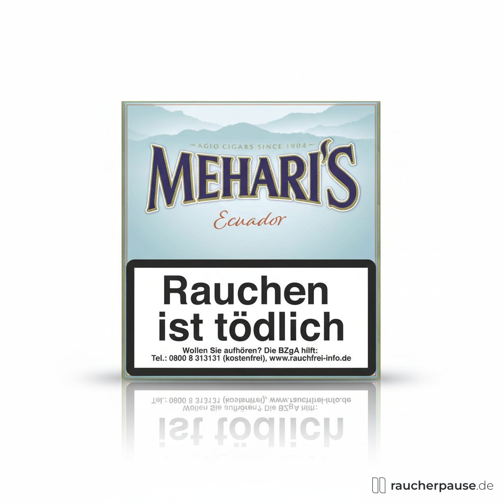 Meharis Ecuador Zigarillo | 98mm | Sanftes Aroma | Helles Ecuador-Deckblatt