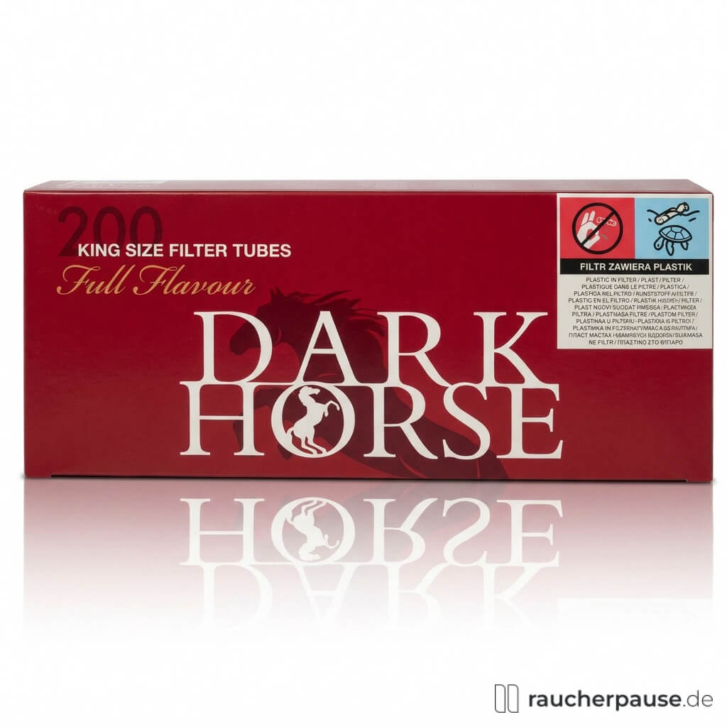 Dark Horse Full Flavour Filterhülsen | 200 Stück