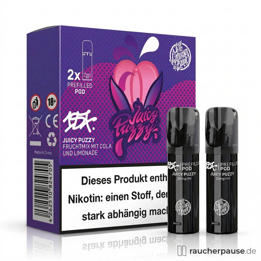 187 Straßenbande Pods | Juicy Puzzy | 20mg/ml Nikotin