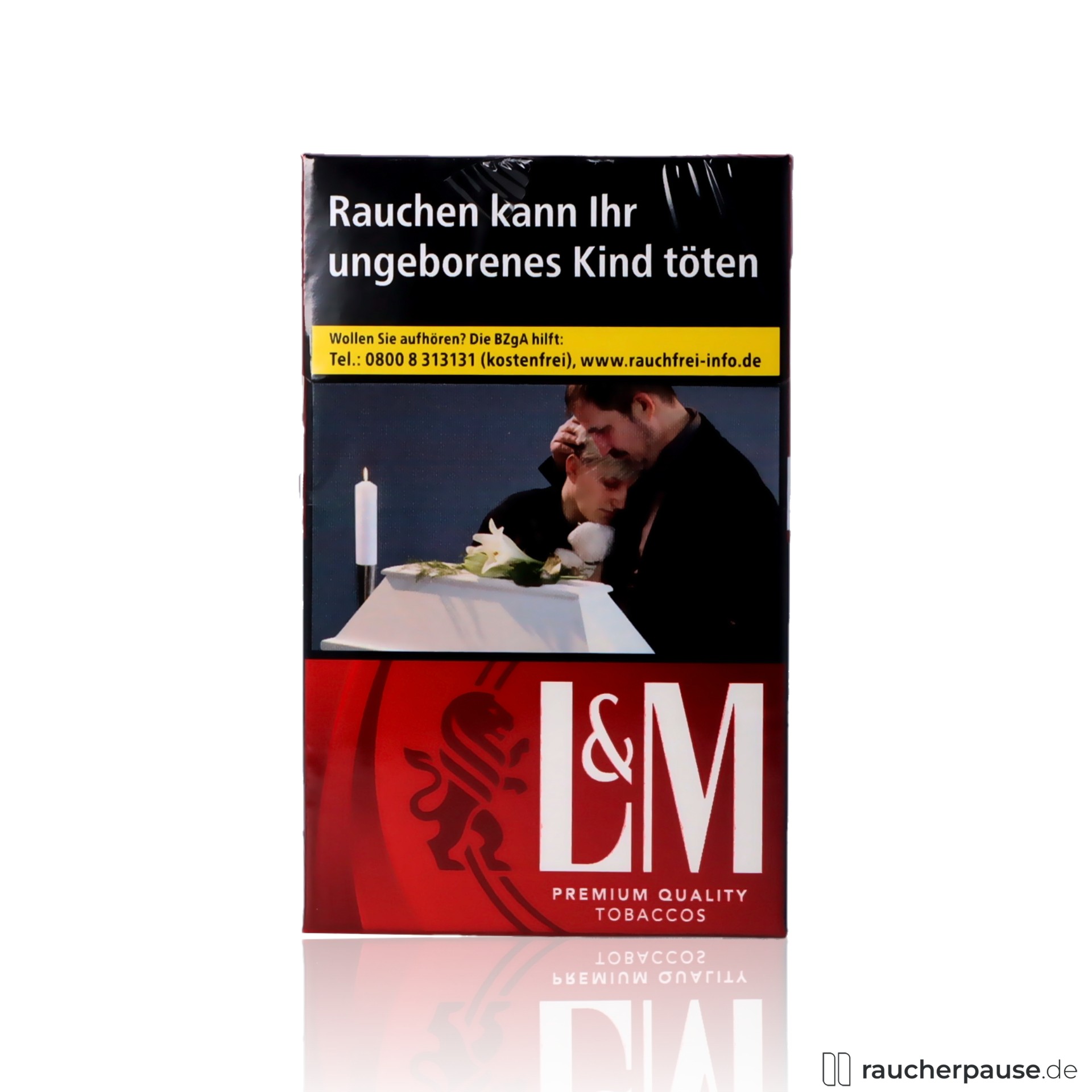 L&M Red OP Zigaretten | 20 Stk. pro Packung | Kräftiger American Blend Geschmack