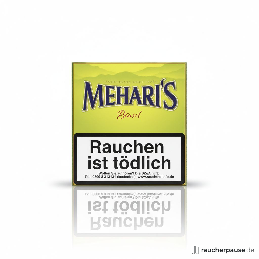 Mehari's Brasil Cigarillos | 20er Pack | Würzig, Nussig | Arapiraca Deckblatt Mehari's Brasil Cigarillos | 20er Pack | Würzig, Nussig | Arapiraca Deckblatt