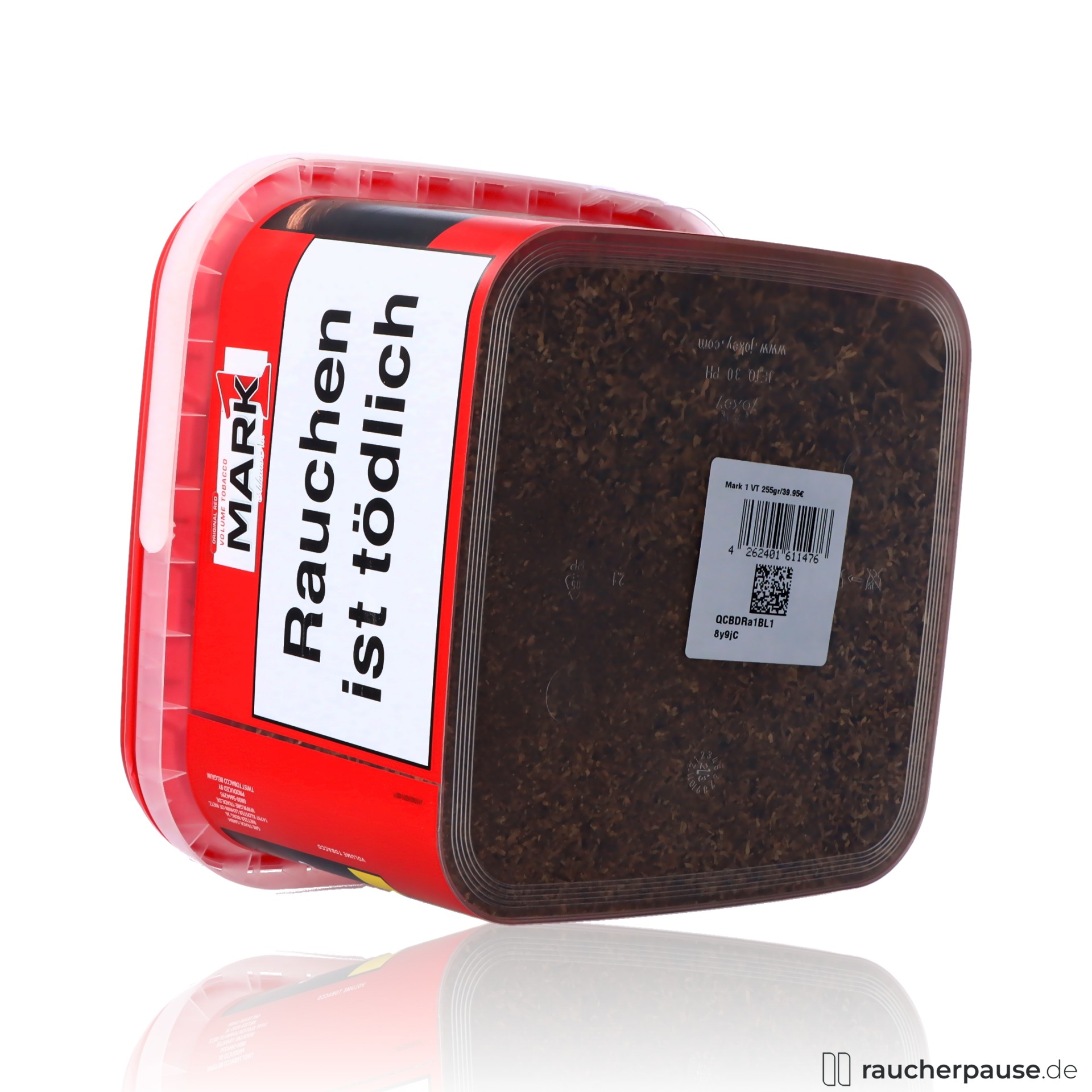 mark adams no red volumentabak xl box intensiv kraeftig , packshot hinterseite