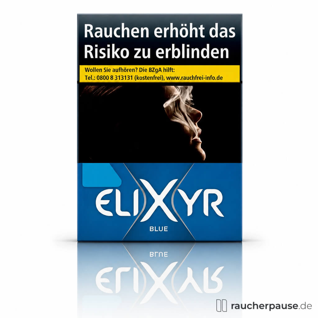 Elixyr Blue Zigaretten | 25 Stk. pro Packung | Fein-würziges Aroma