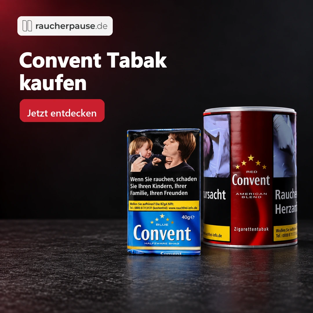 Convent Tabak kaufen – aktuelle Sorten und Packungsgrößen