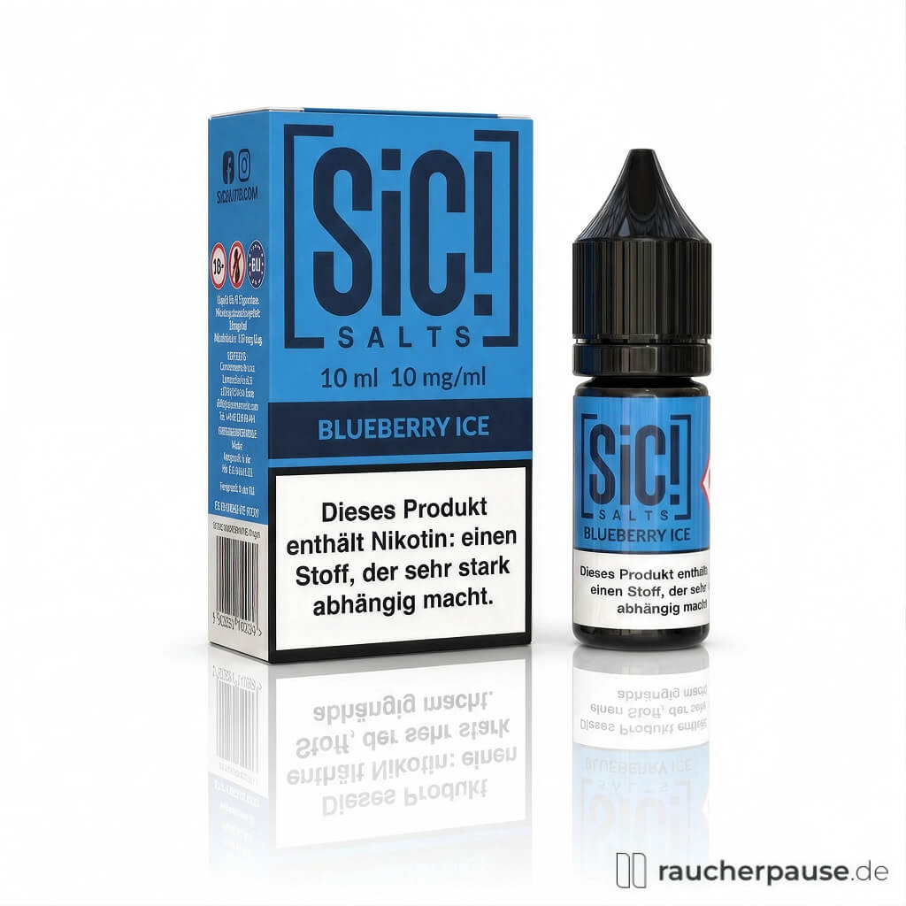 SiC! Salts Blueberry Ice Liquid | 10 mg/ml Nikotin