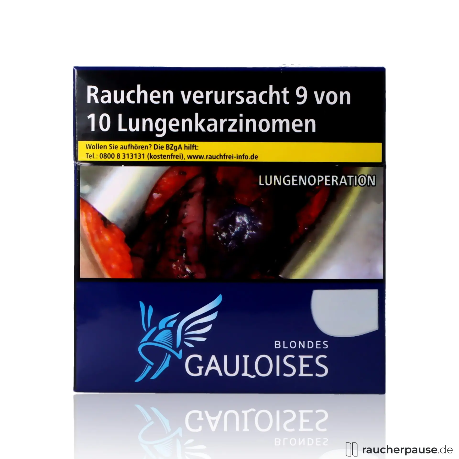 Gauloises Blondes Blau Zigaretten | 60 Stk. pro Packung | King Size | Intensiv würzig