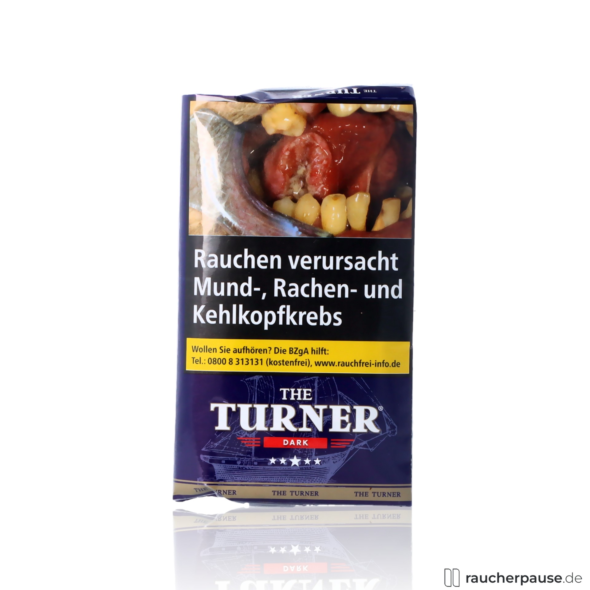 Turner Dark Zigarettentabak | 40g Pouch | Feinschnitt | Stark & Würzig