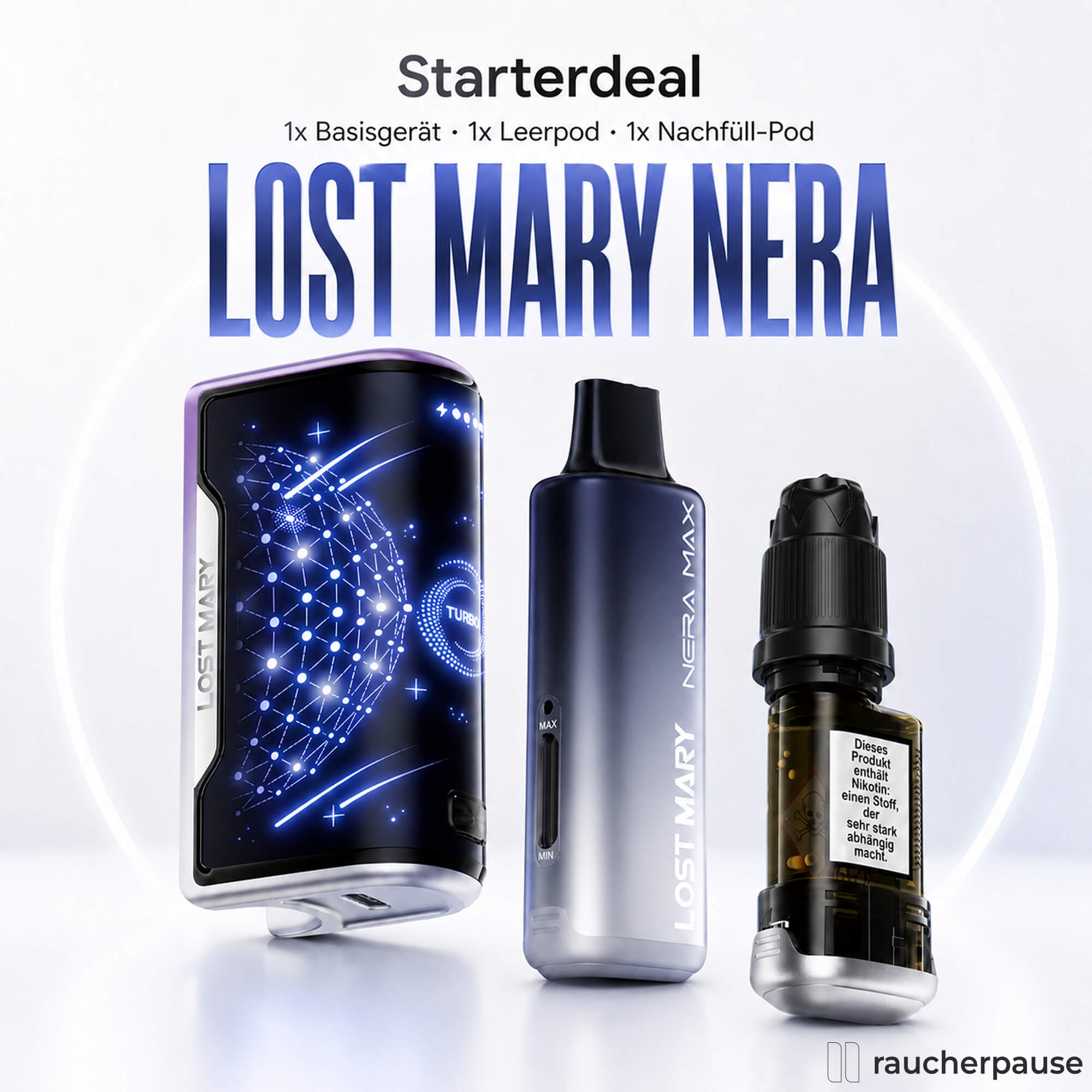 Lost Mary Gerät + Leerpod + Nachfüllpod