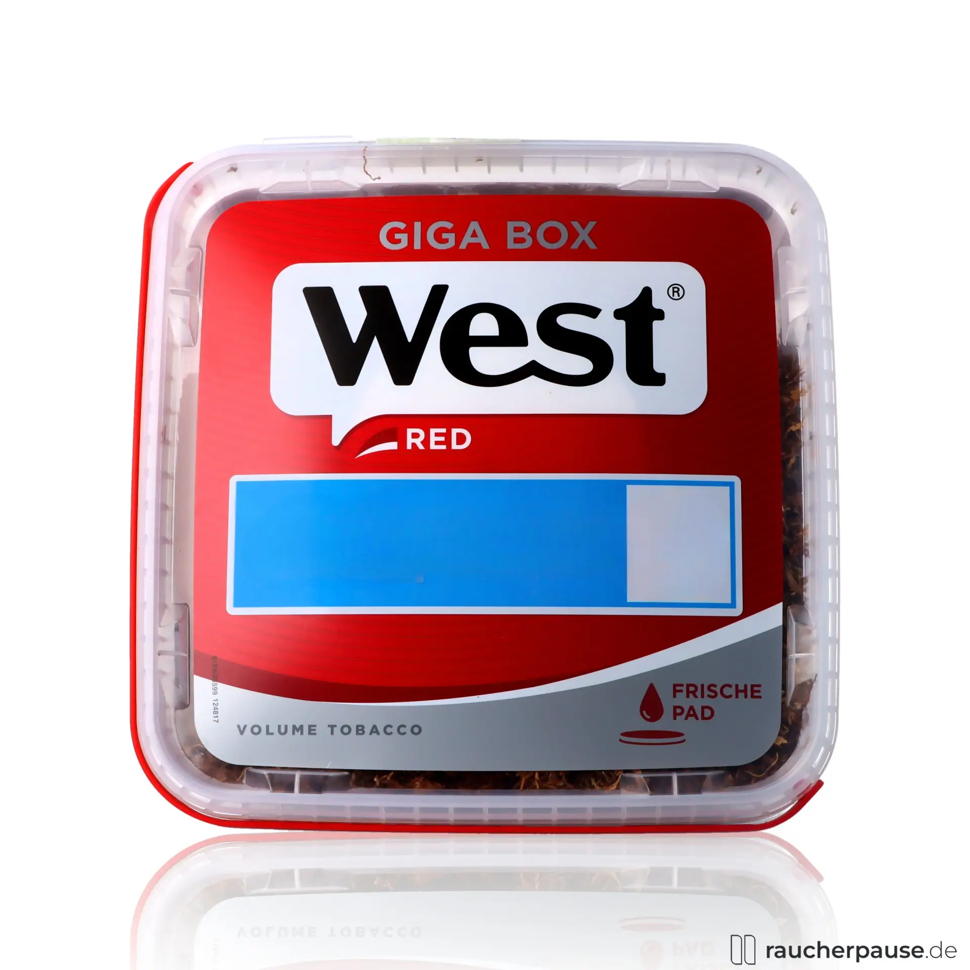 West Red Volumentabak GIGA BOX | 160g | Kräftig-würzig | American Blend